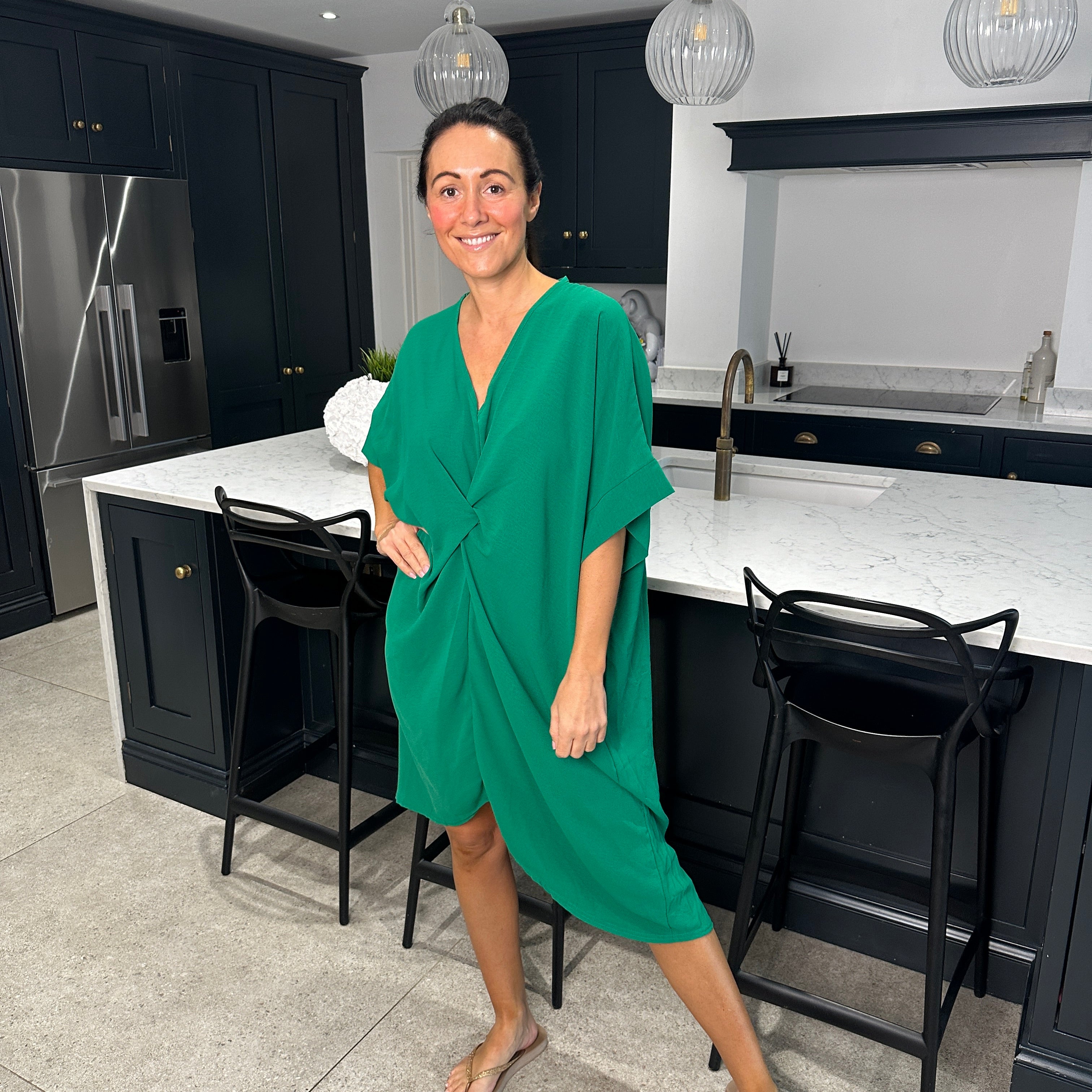 Tiffany Knot Dress - Blush Boutique Essex