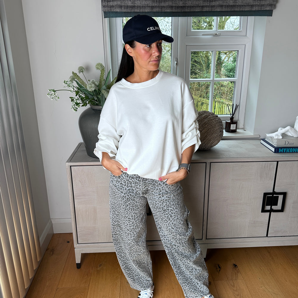 Bronte Leopard Jeans - Blush Boutique Essex