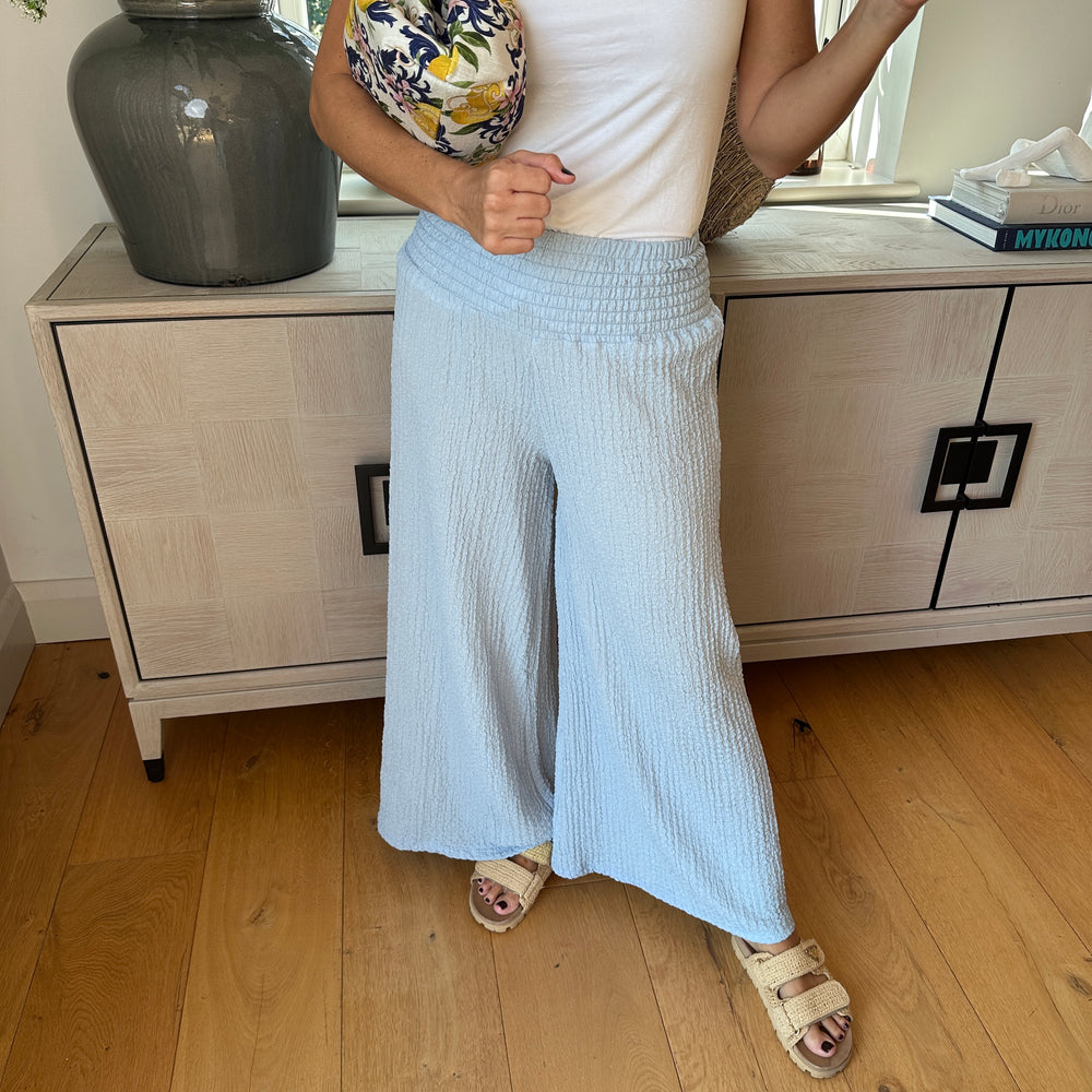 Maya Crinkle Trouser - Blush Boutique Essex