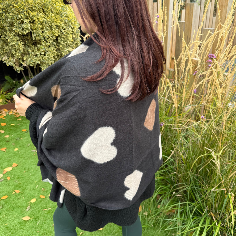 Heart scarf
