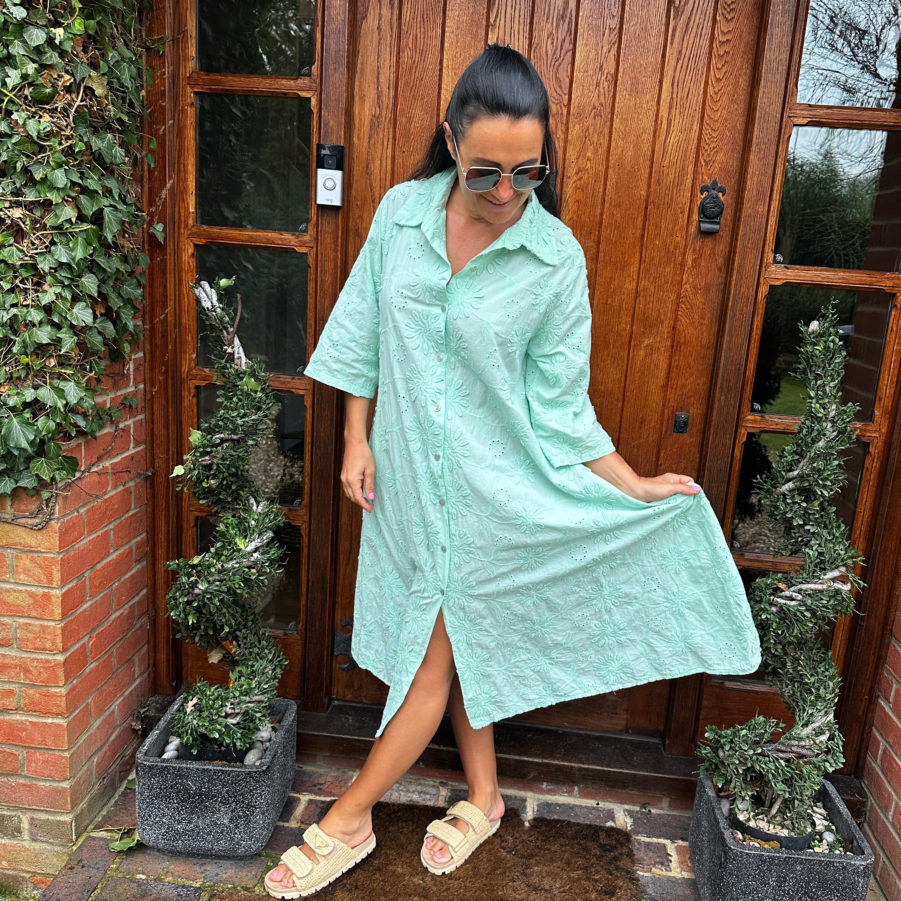 Poppy Embroidered Dress