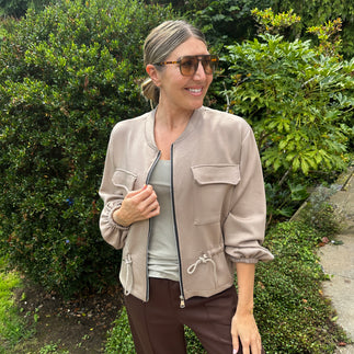 Mila Bomber - Blush Boutique Essex