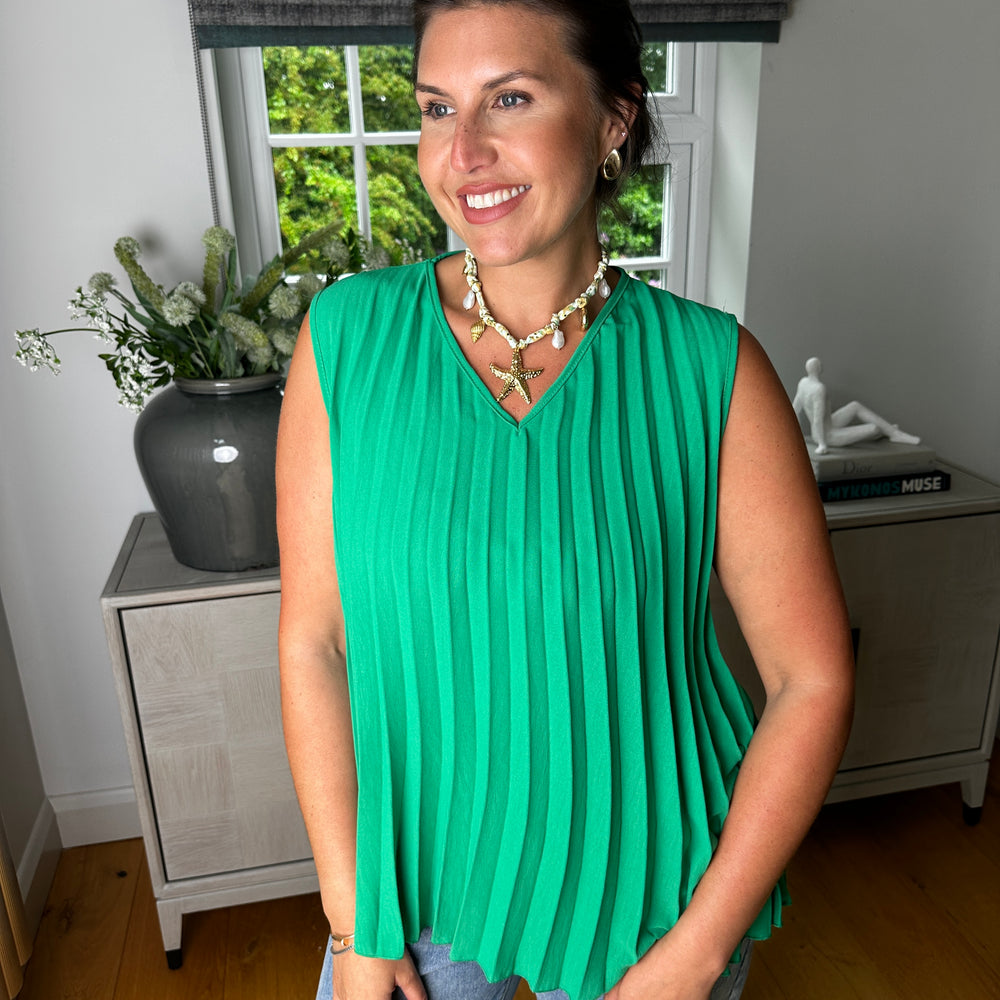 Tina Pleated Top
