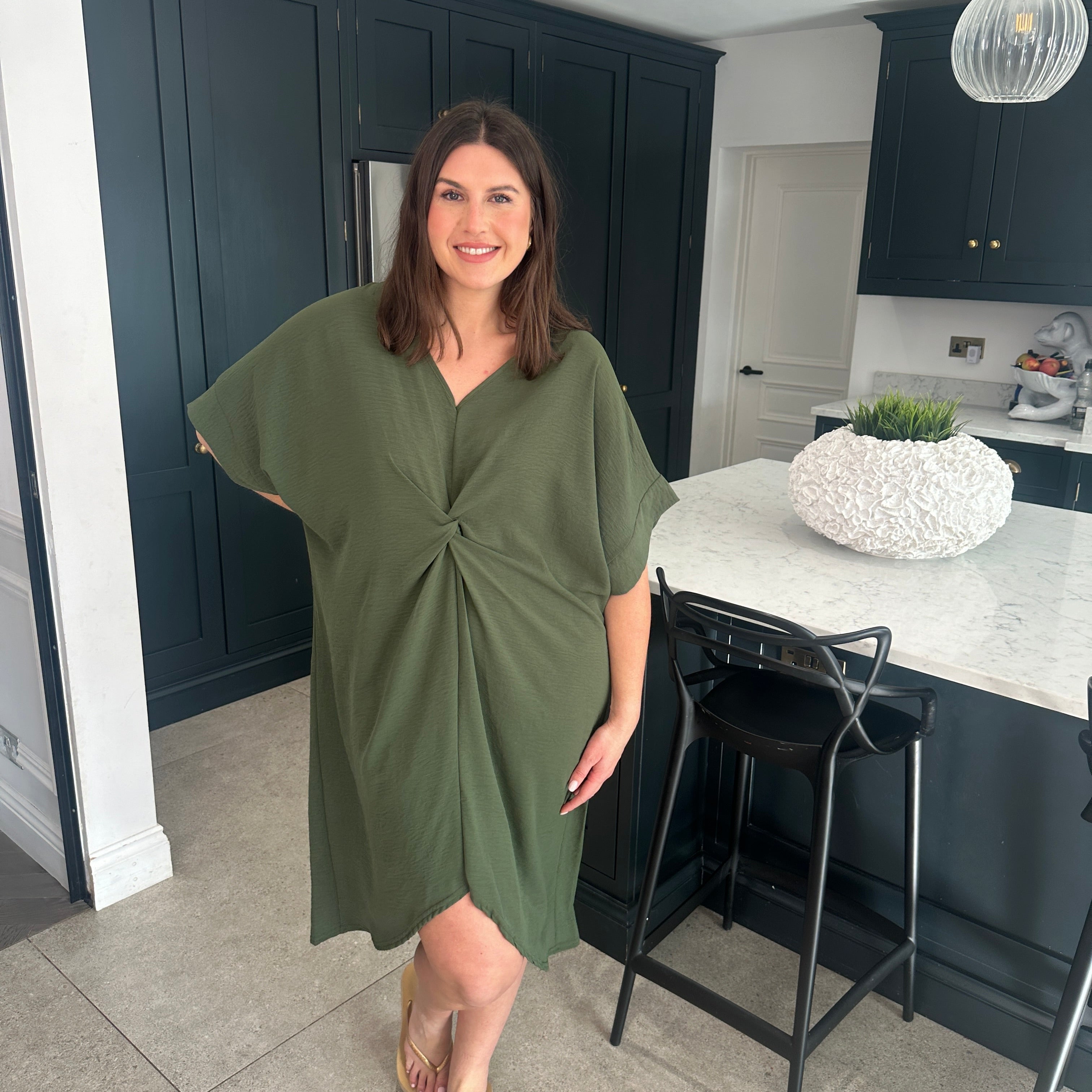 Tiffany Knot Dress - Blush Boutique Essex