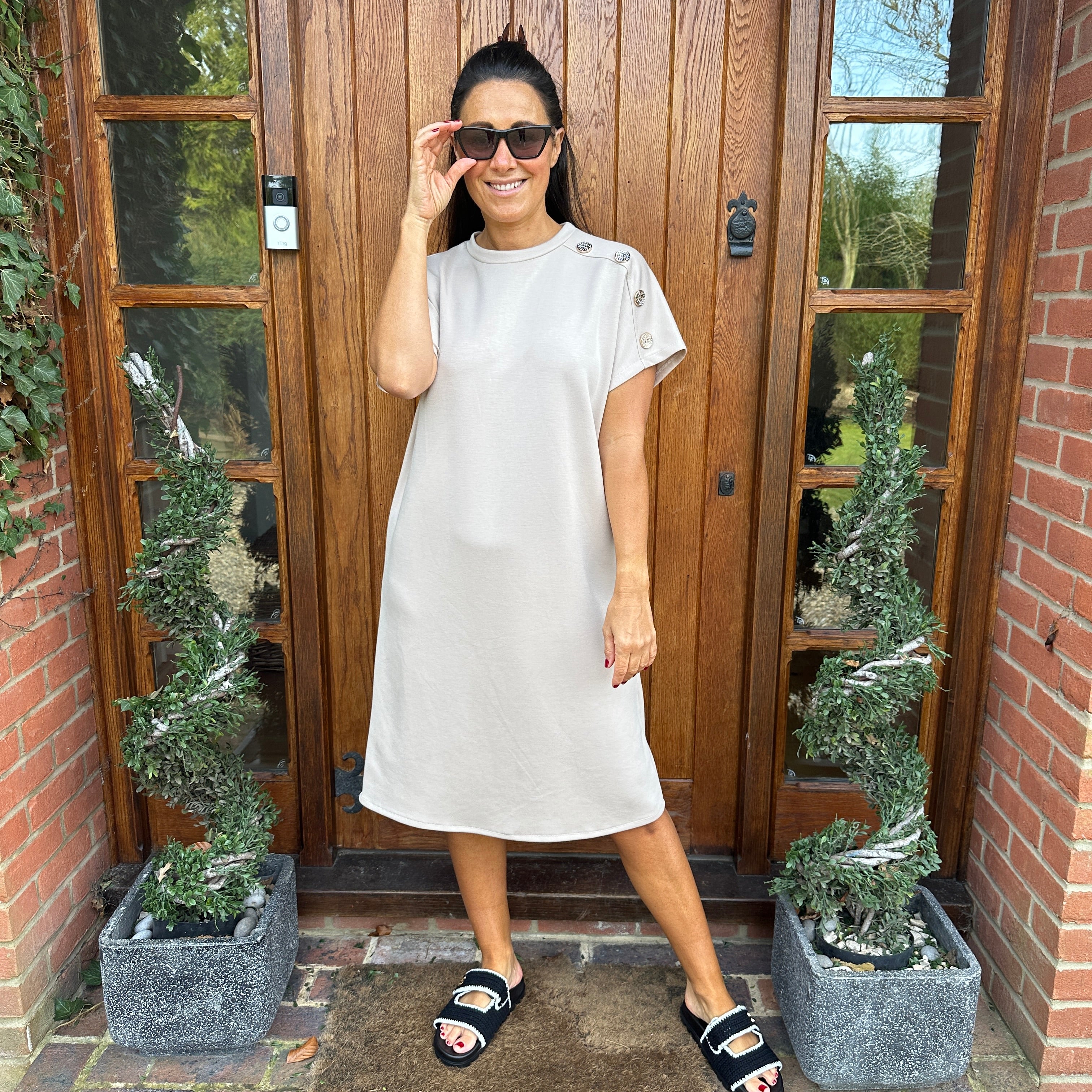 Heidi Belt Dress - Blush Boutique Essex
