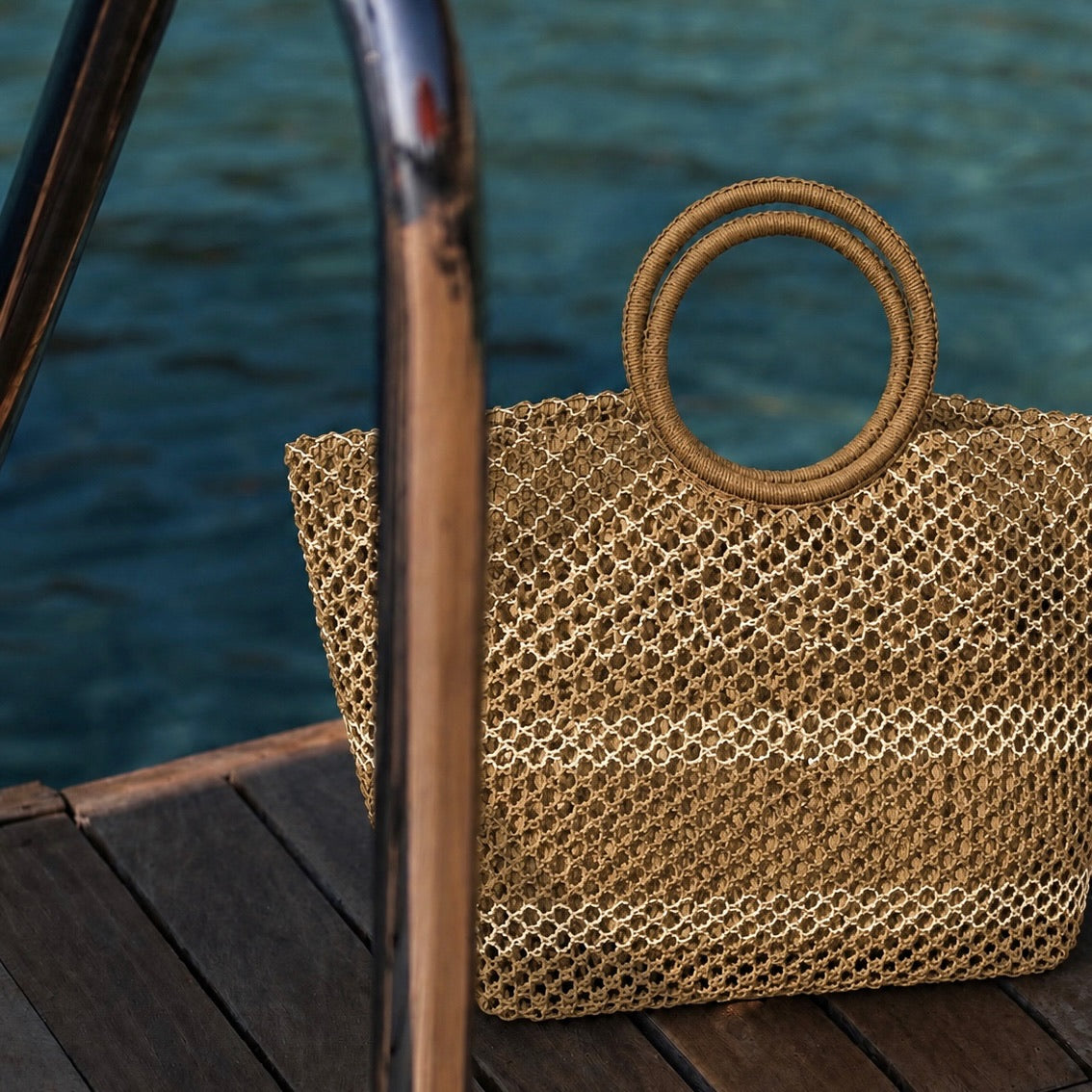 Capri raffia bag - Blush Boutique Essex