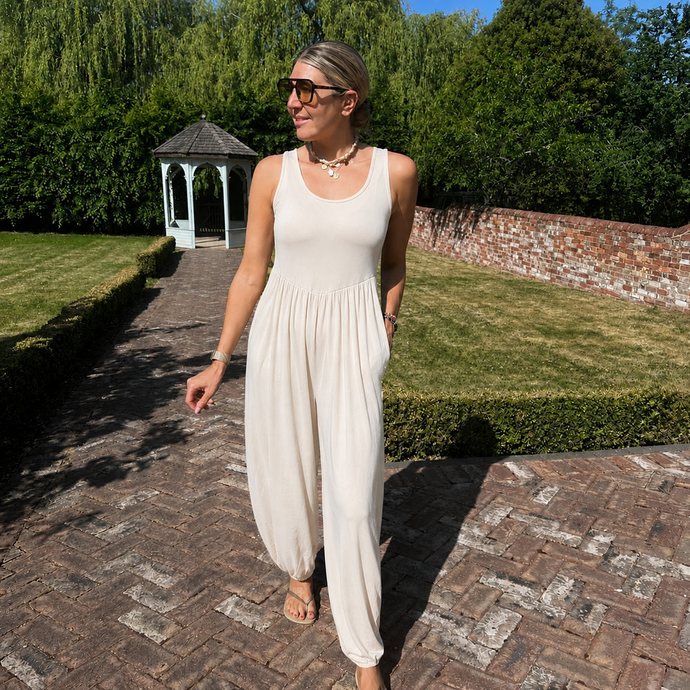 Retreat Jumpsuit - Blush Boutique Essex