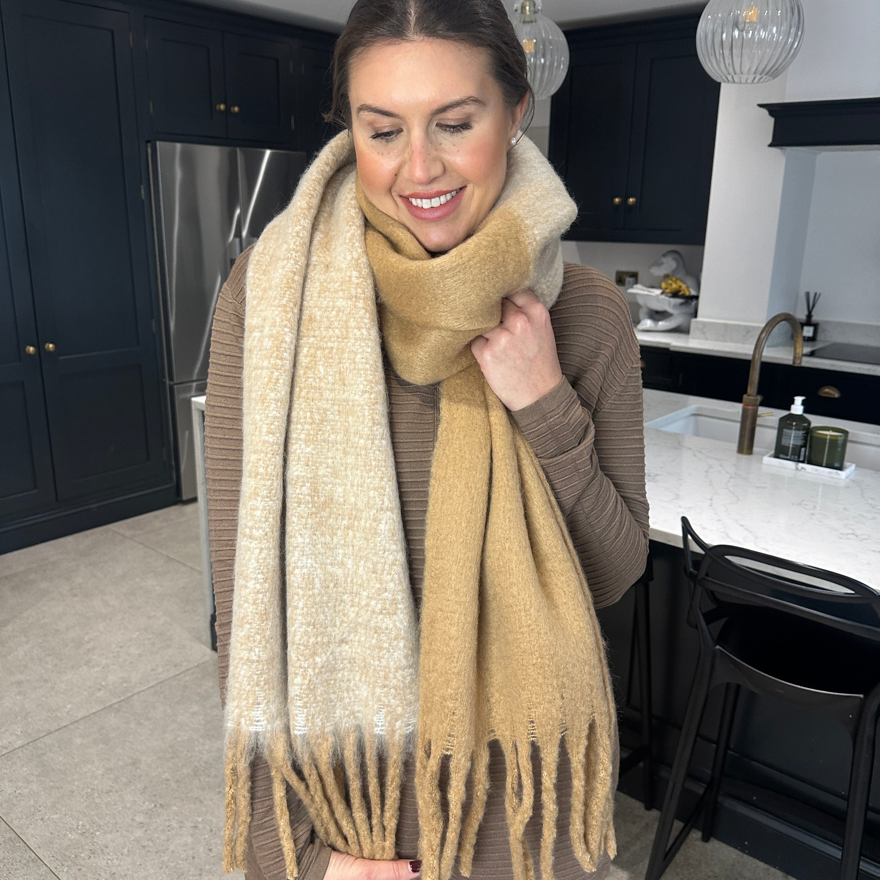 Chunky Scarf/Shawl - Blush Boutique Essex
