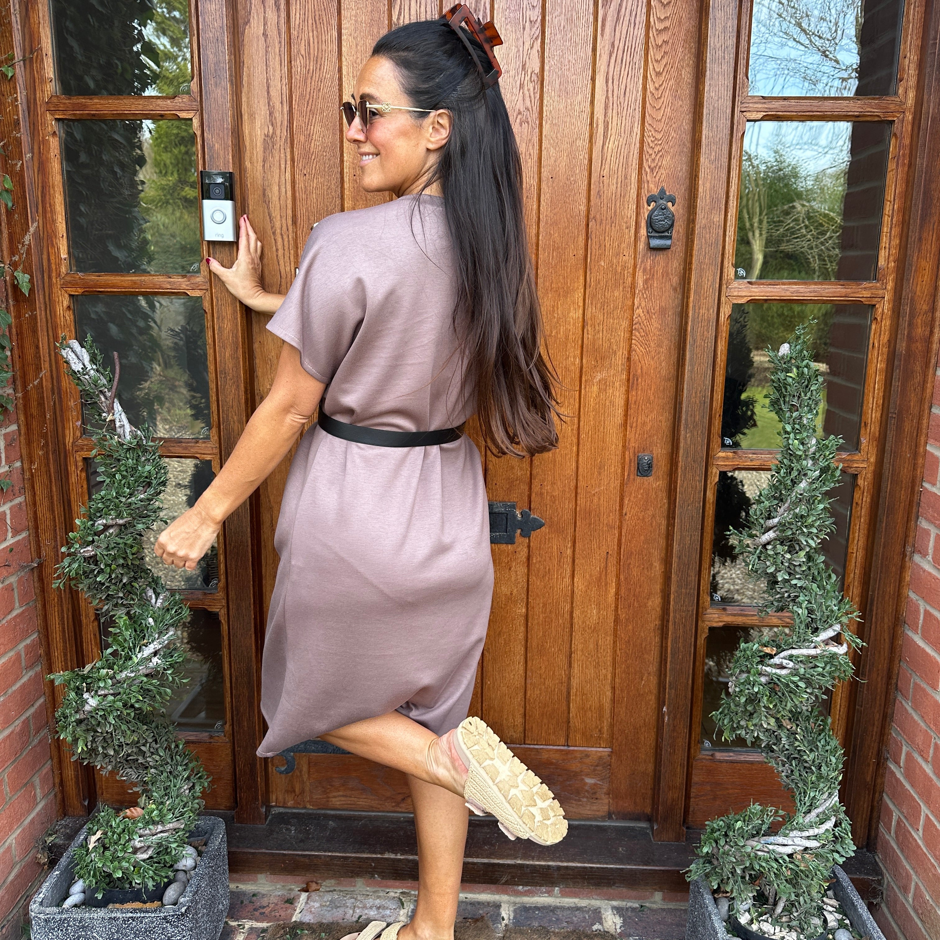 Heidi Belt Dress - Blush Boutique Essex