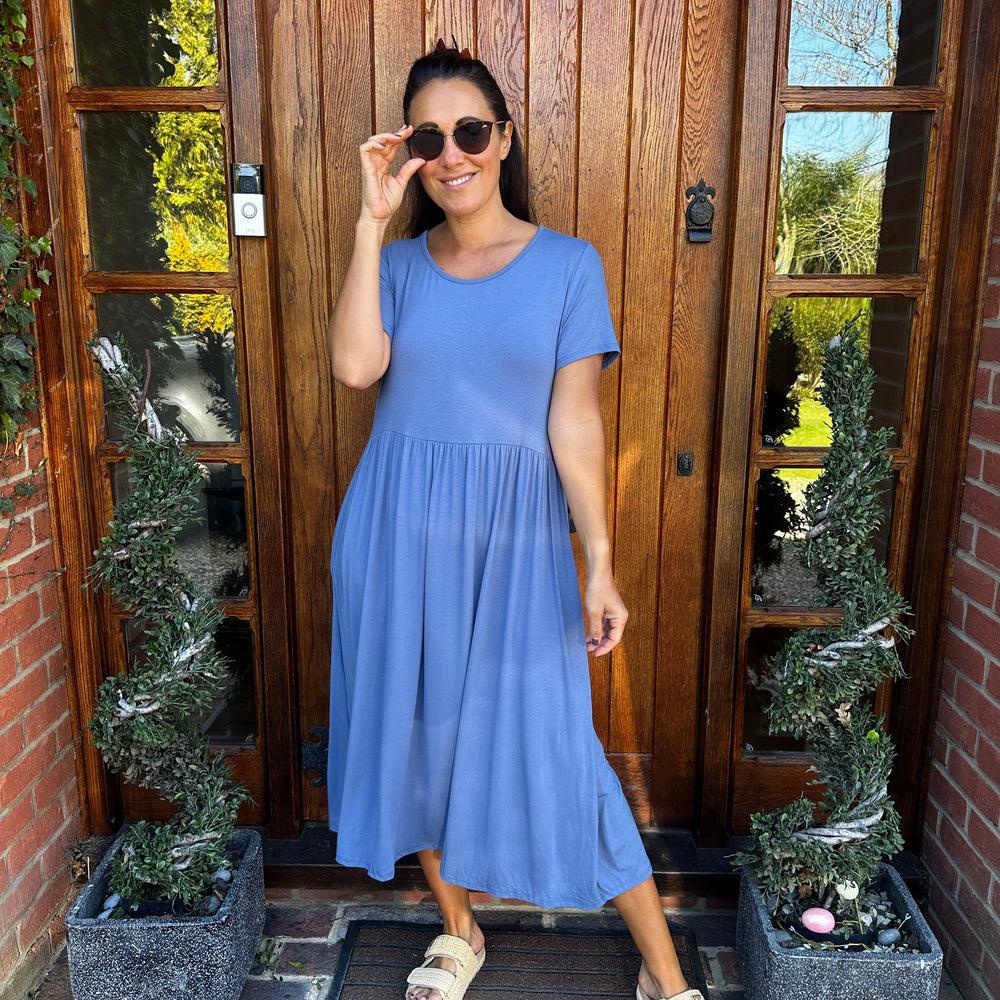 Helena Jersey Dress - Blush Boutique Essex