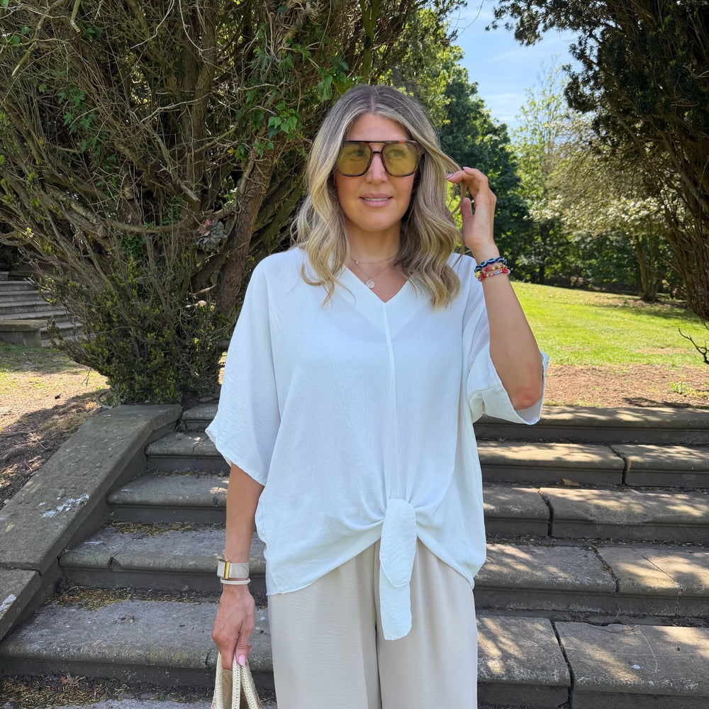 Chantelle Tie Top - Blush Boutique Essex