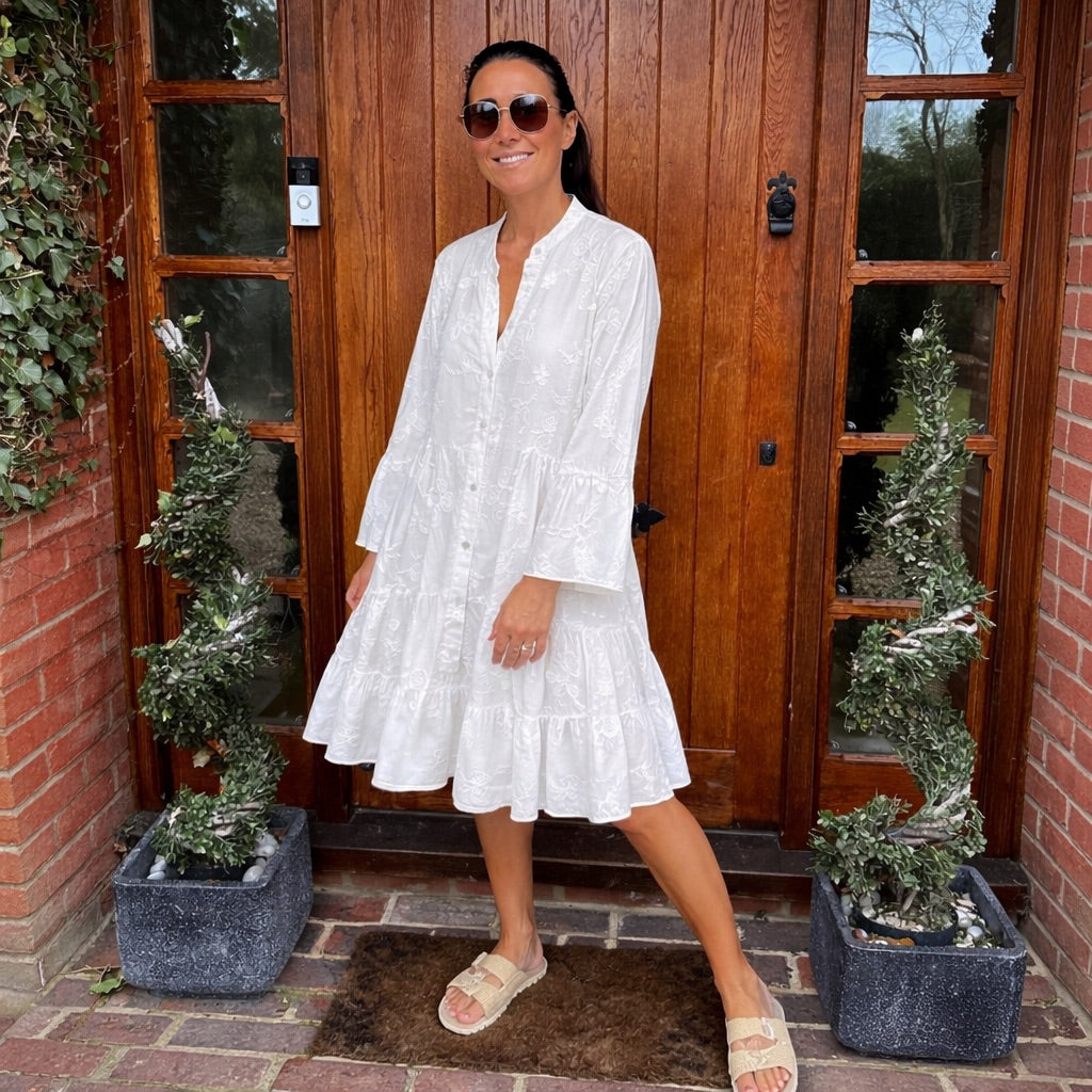 Rose Swing dress - Blush Boutique Essex