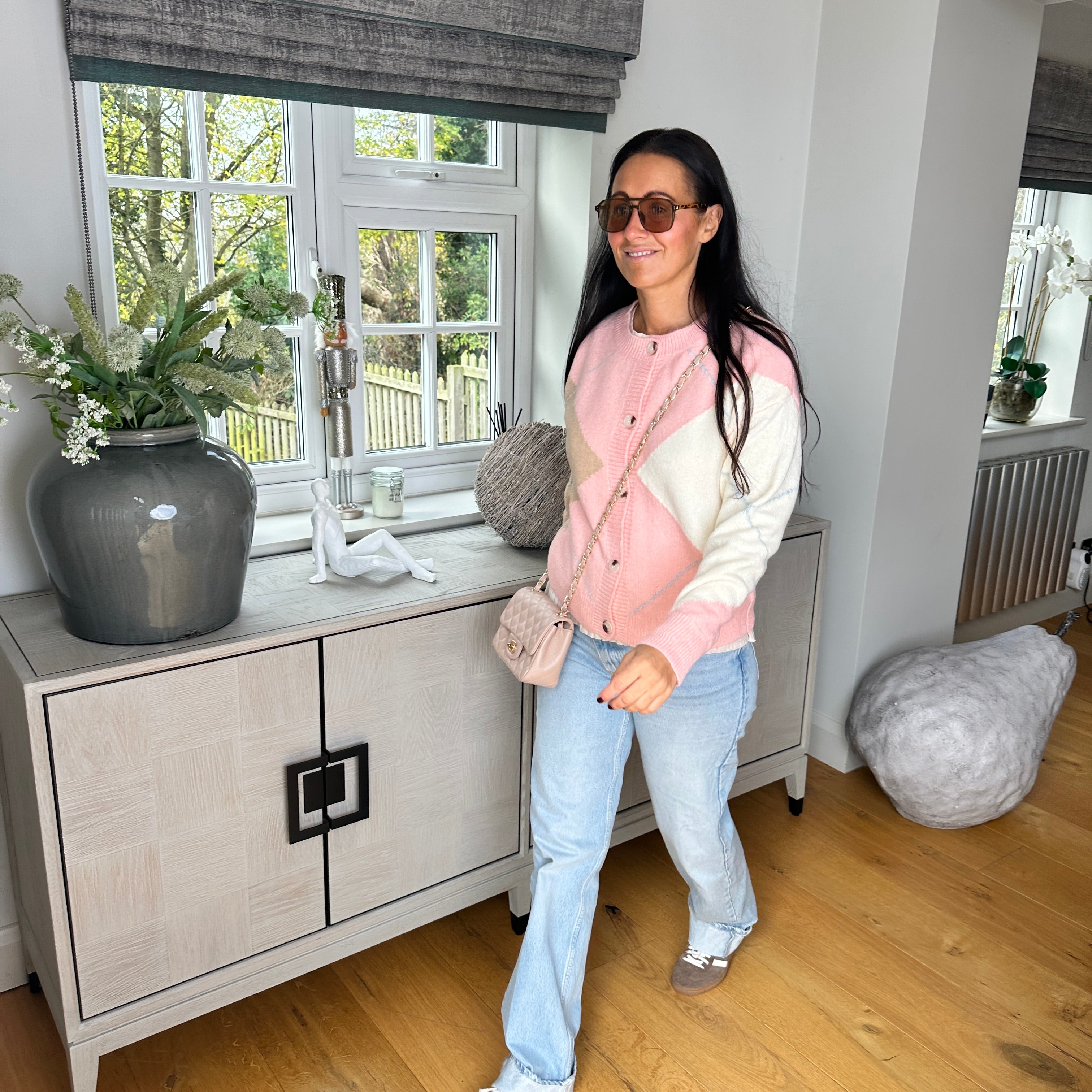 Piper Argyle Cardigan