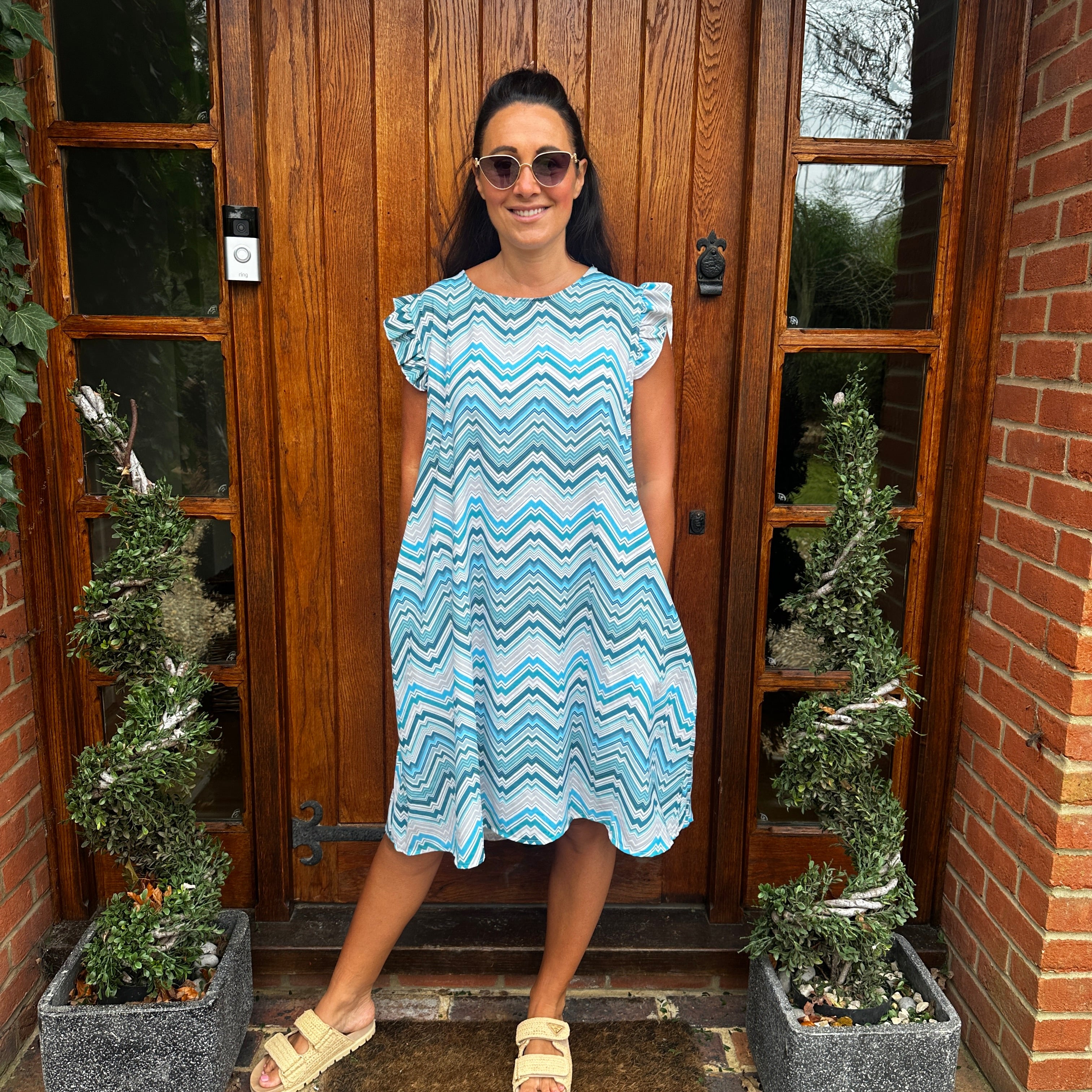 Mimi Button Dress - Blush Boutique Essex