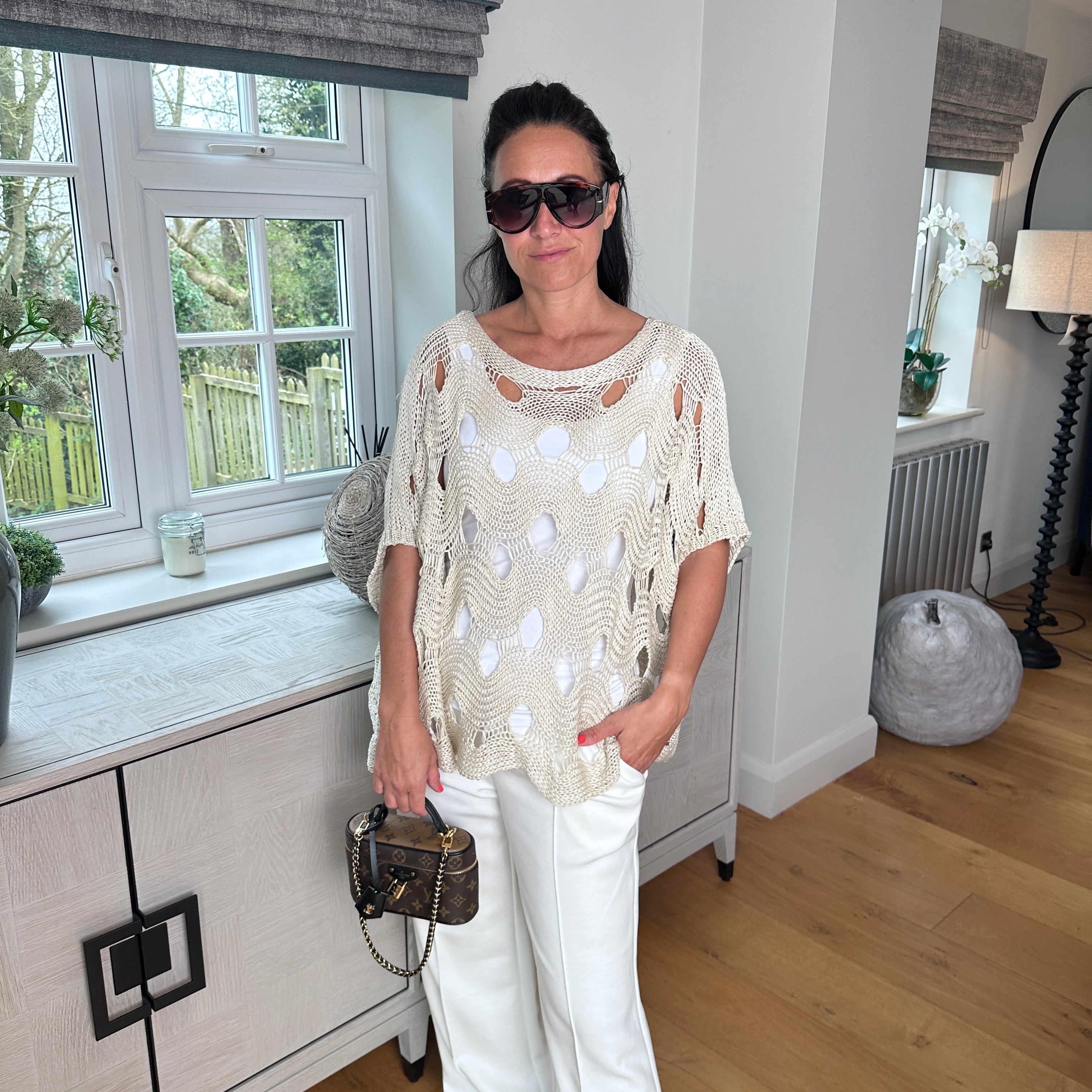 Saffron Crochet Knit - Blush Boutique Essex