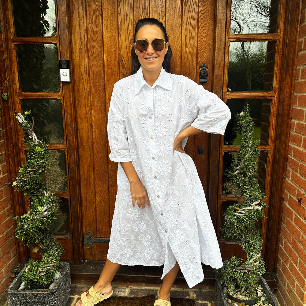Poppy Embroidered Dress