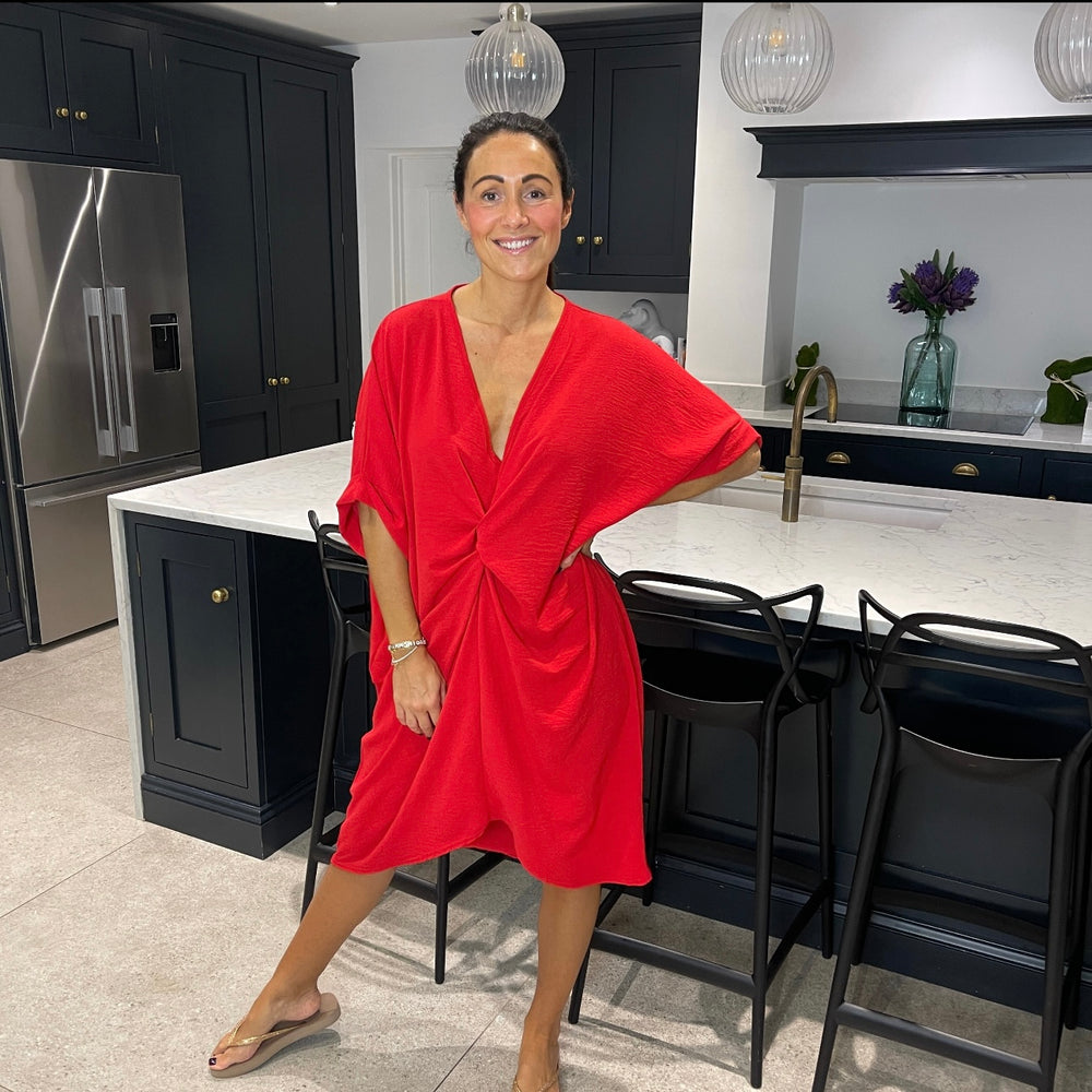 Tiffany Knot Dress - Blush Boutique Essex