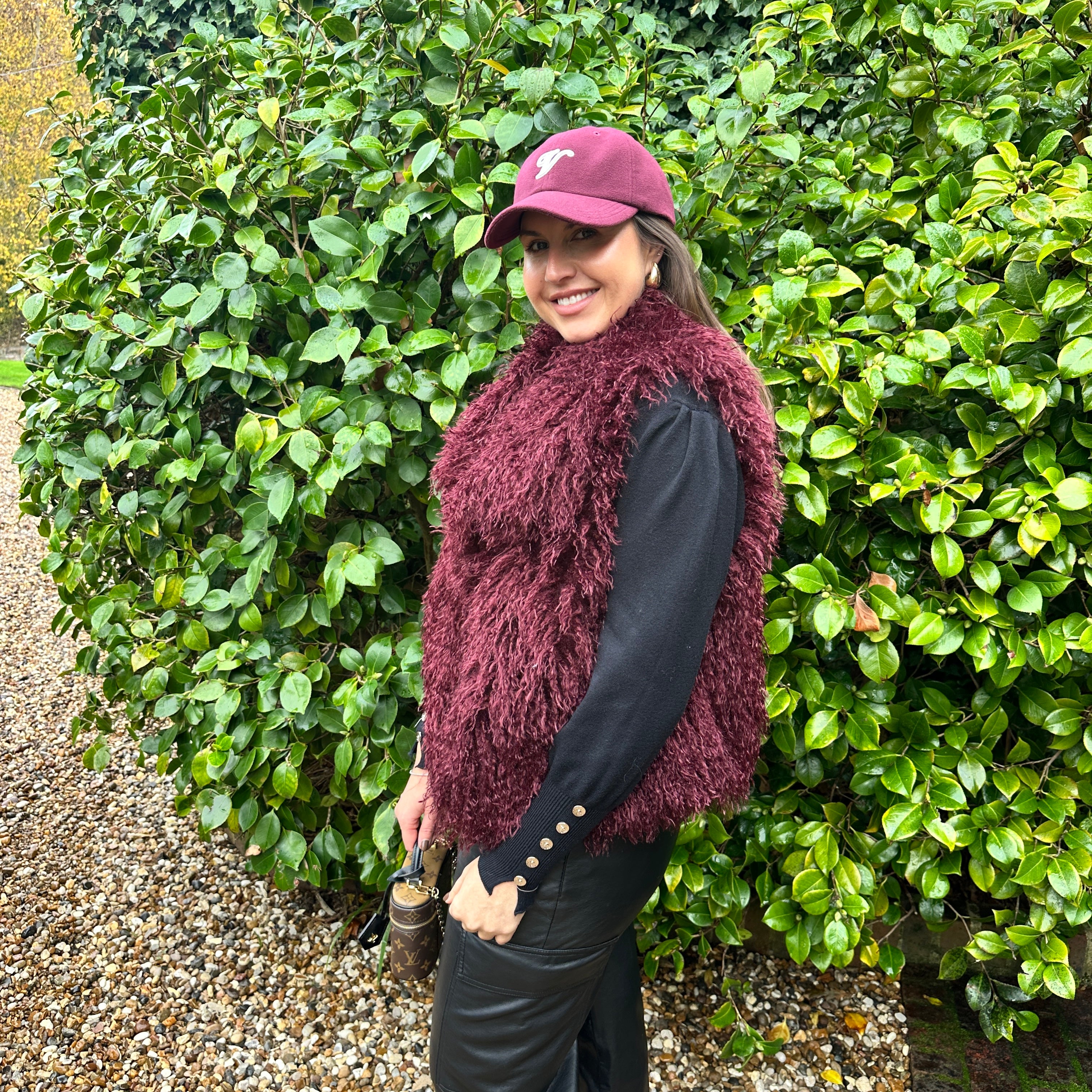 Yara Fluffy Fur Waistcoat