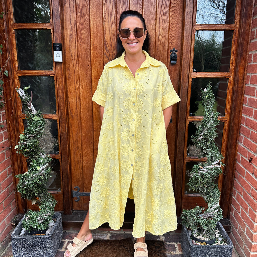 Poppy Embroidered Dress