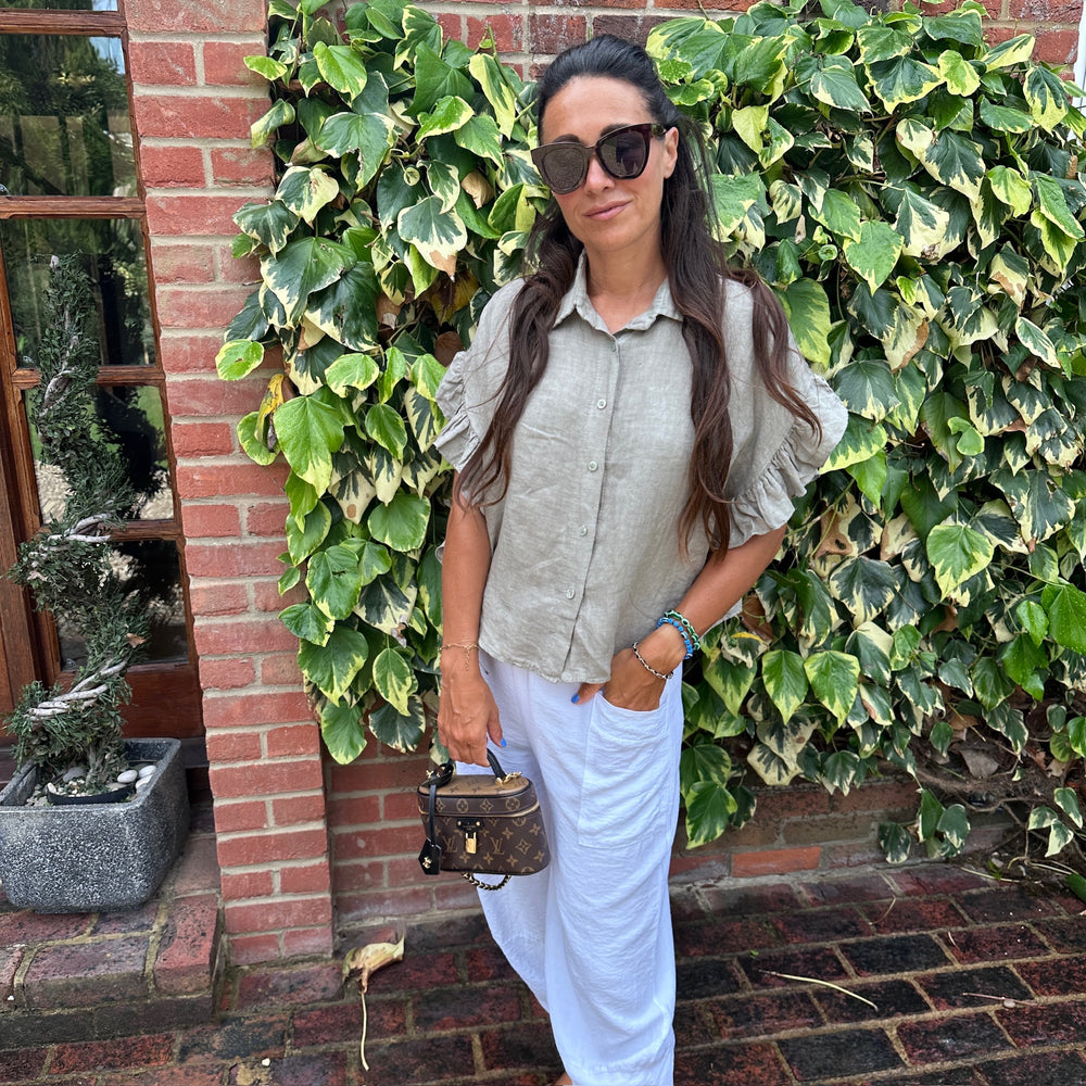 Kayla linen shirt