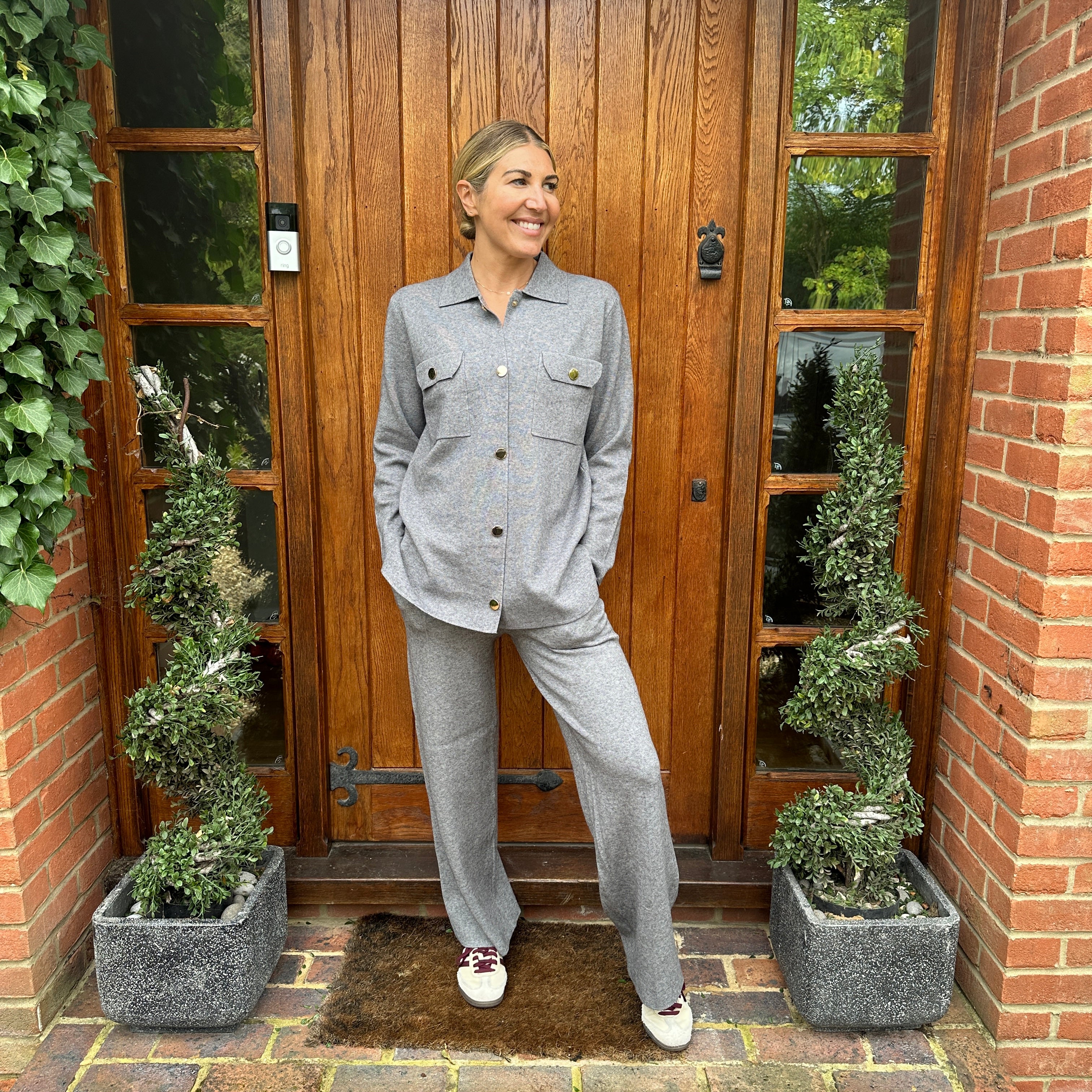 Juliette Button Co Ord - Blush Boutique Essex
