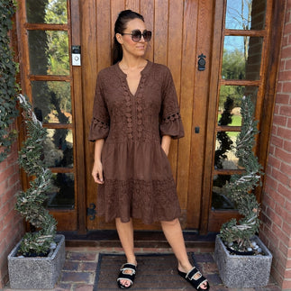 Cobra Swing Dress - Blush Boutique Essex