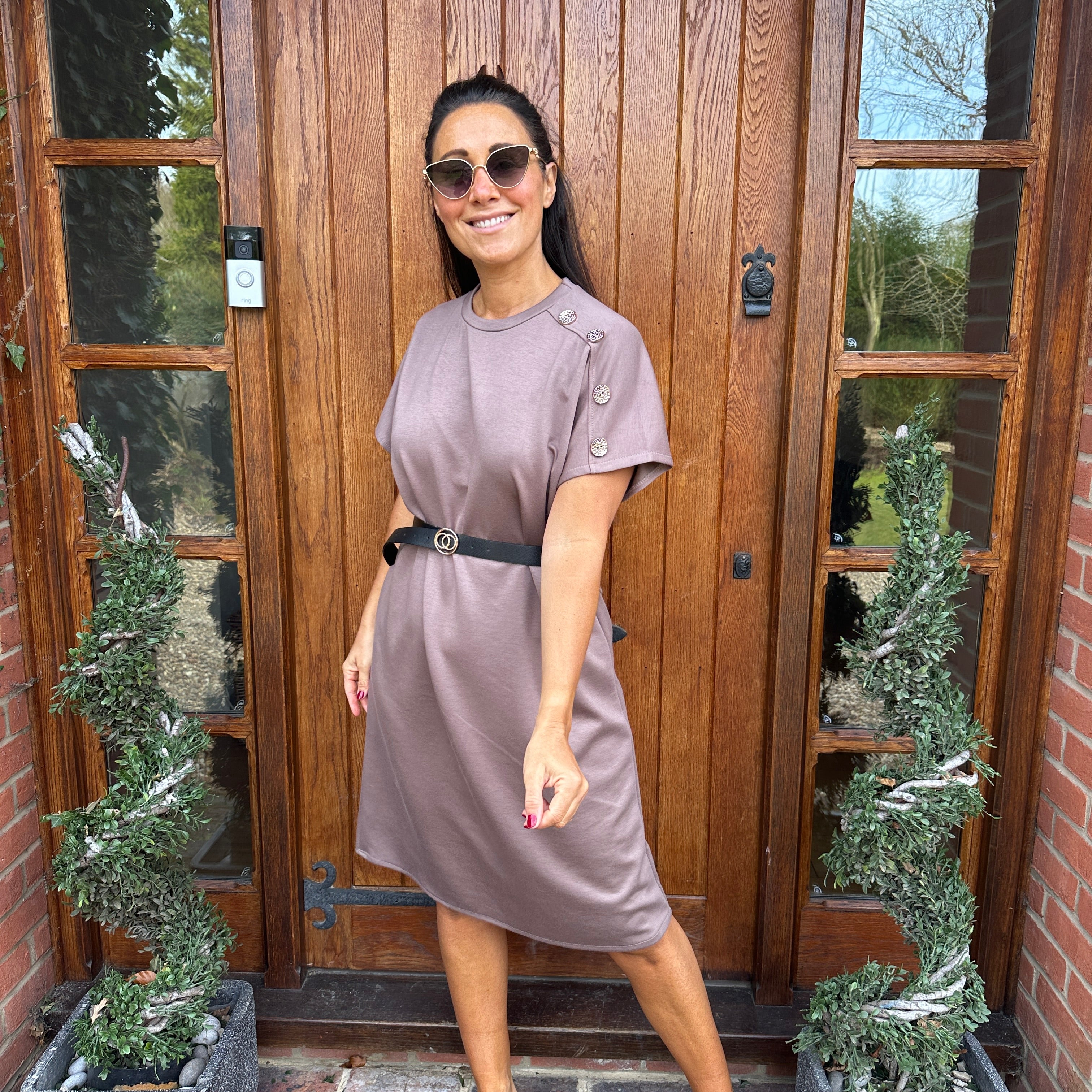 Heidi Belt Dress - Blush Boutique Essex