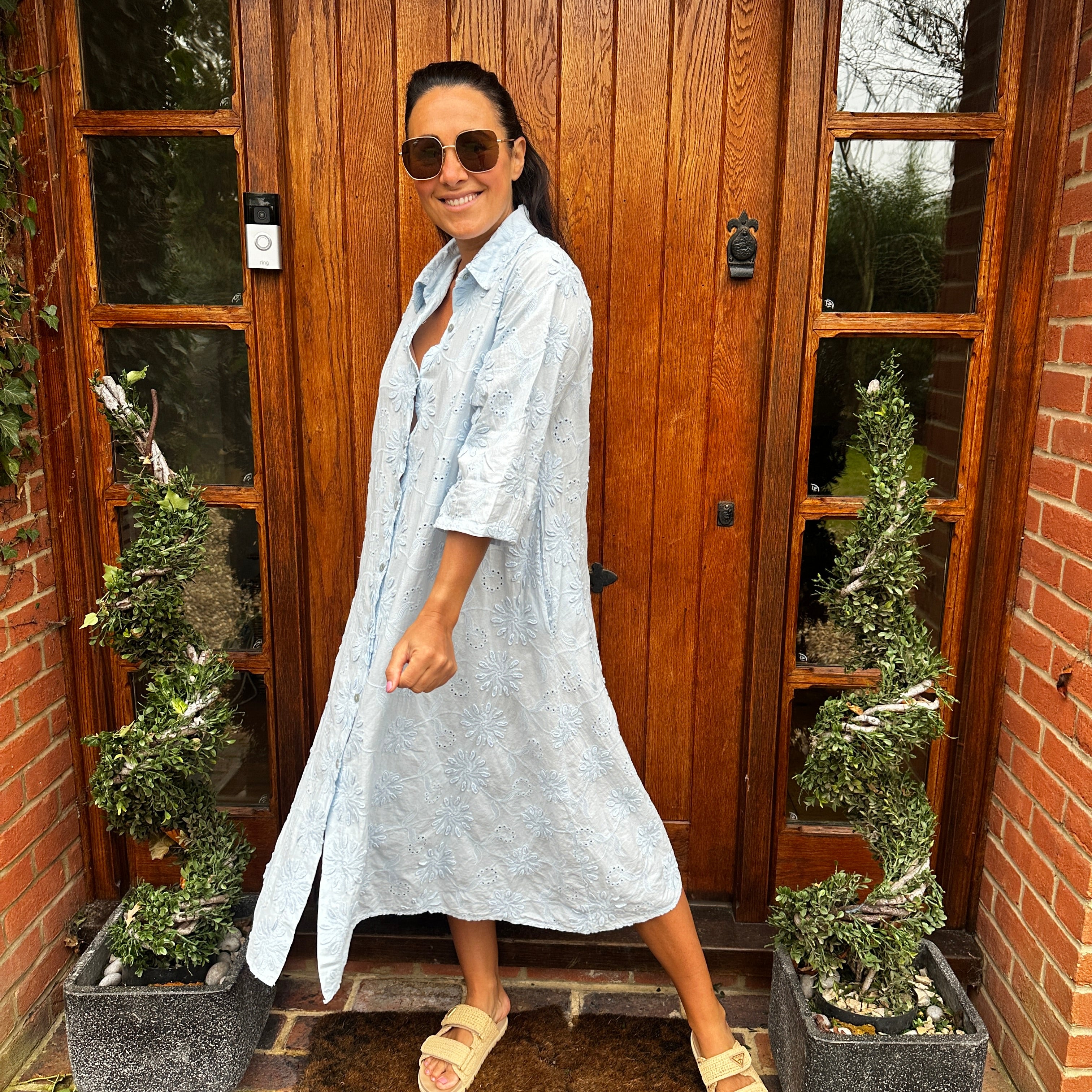 Poppy Embroidered Dress