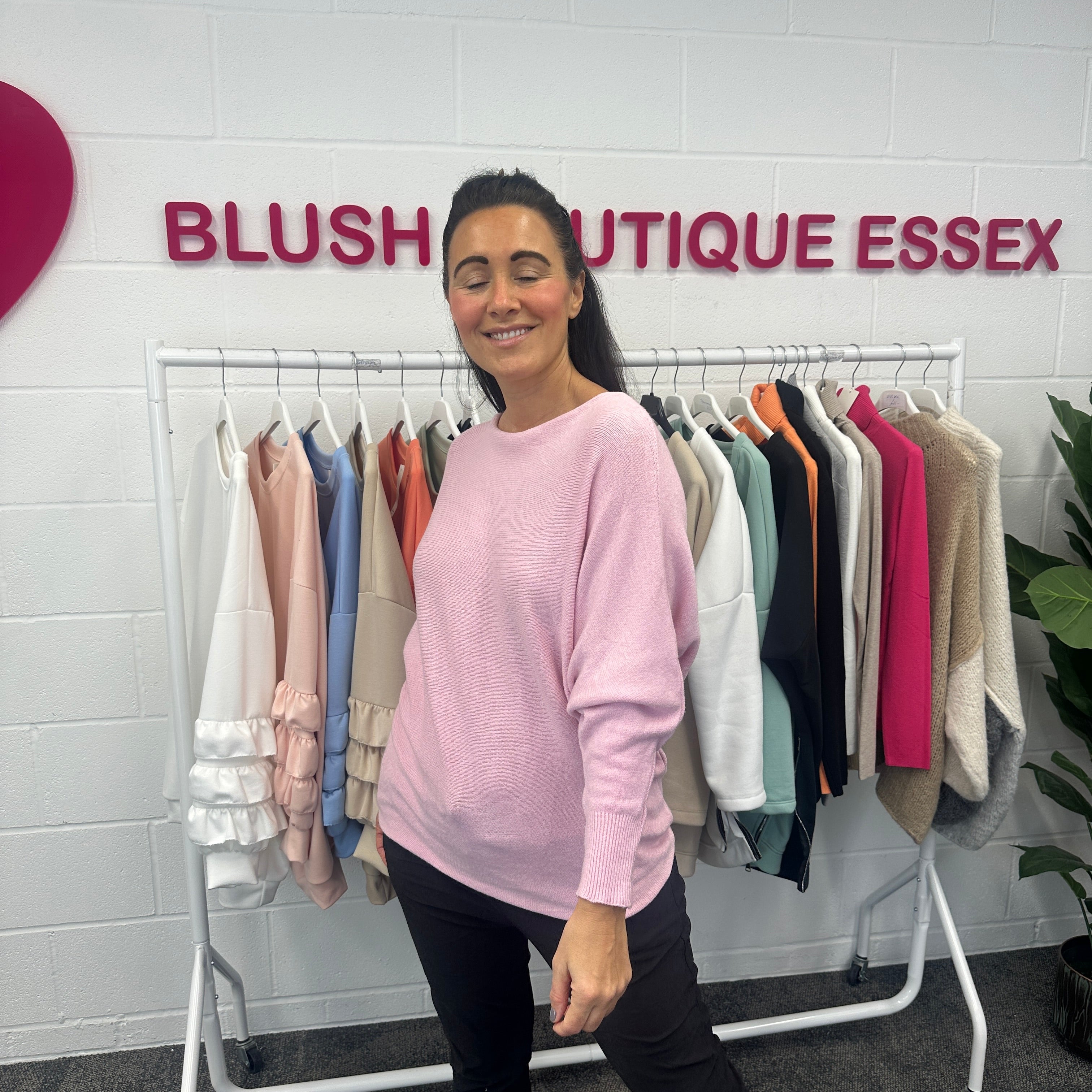 Bree Soft Knit Jumper - Blush Boutique Essex