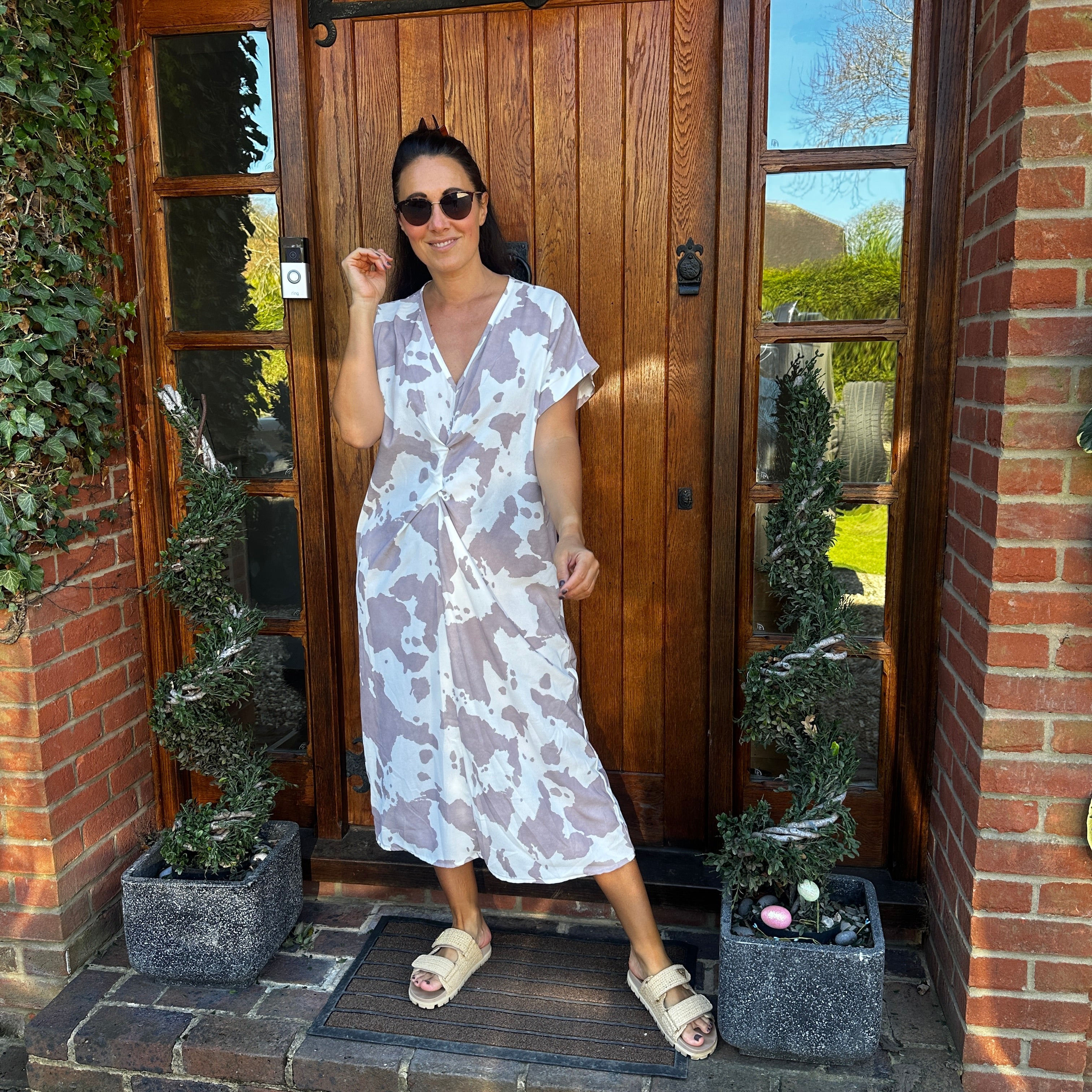 Daisy Knot Dress - Blush Boutique Essex
