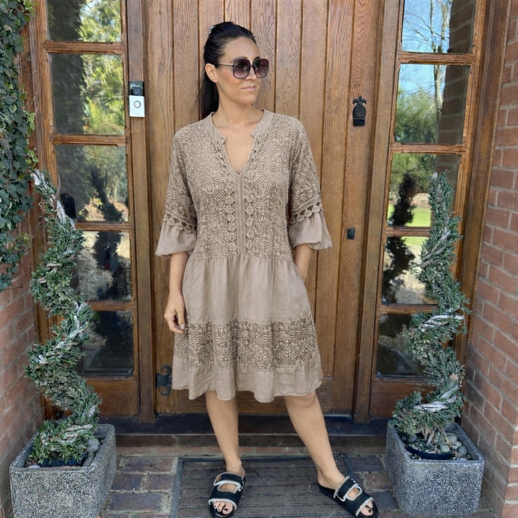 Cobra Swing Dress - Blush Boutique Essex