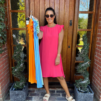 Bertie Button Dress