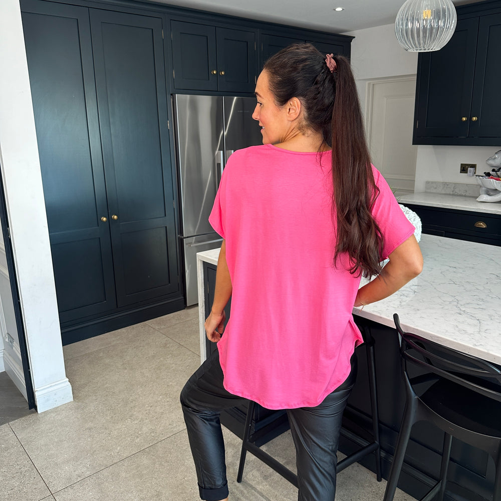 Long Sleeve Jamie Jersey T-Shirt - Blush Boutique Essex