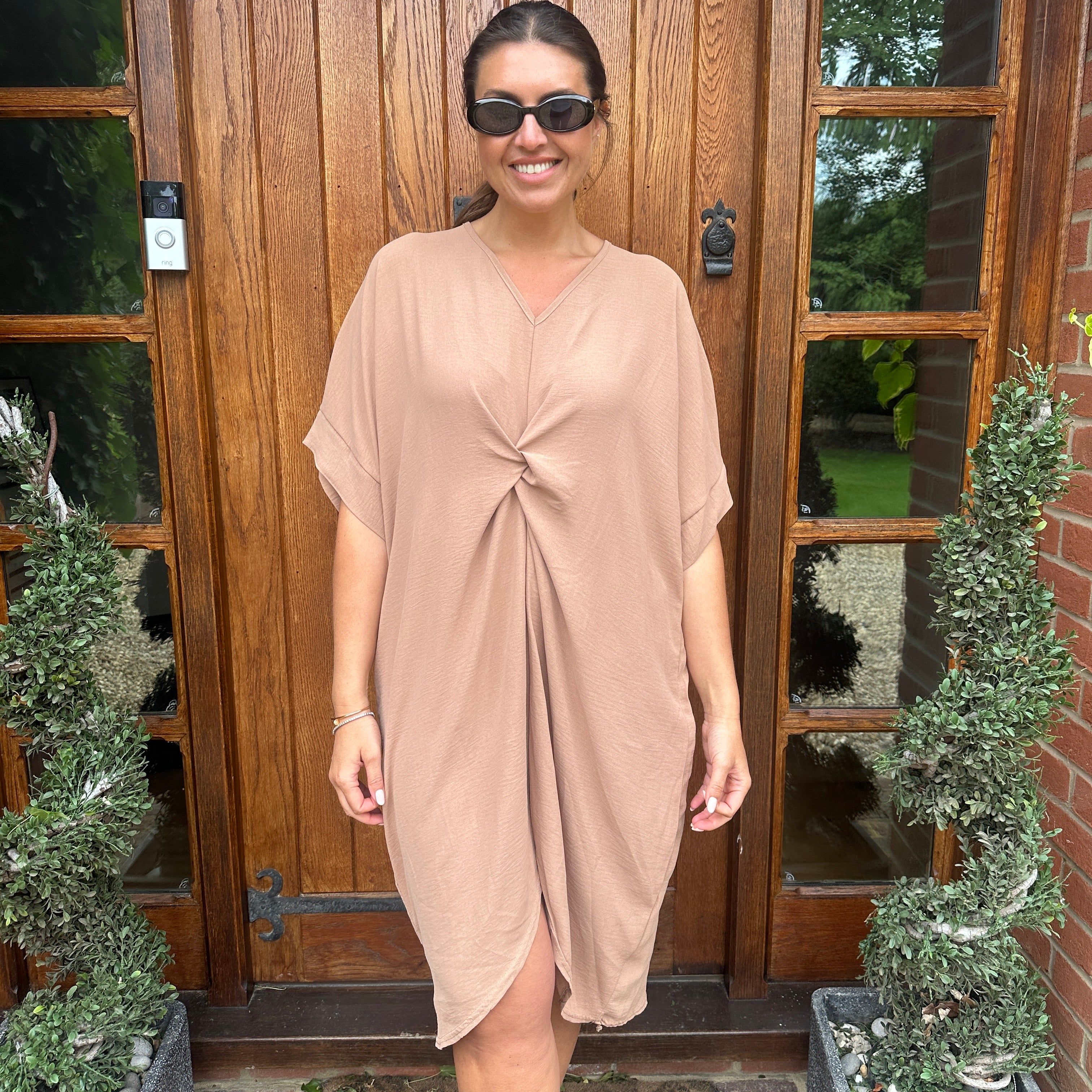 Tiffany Knot Dress - Blush Boutique Essex