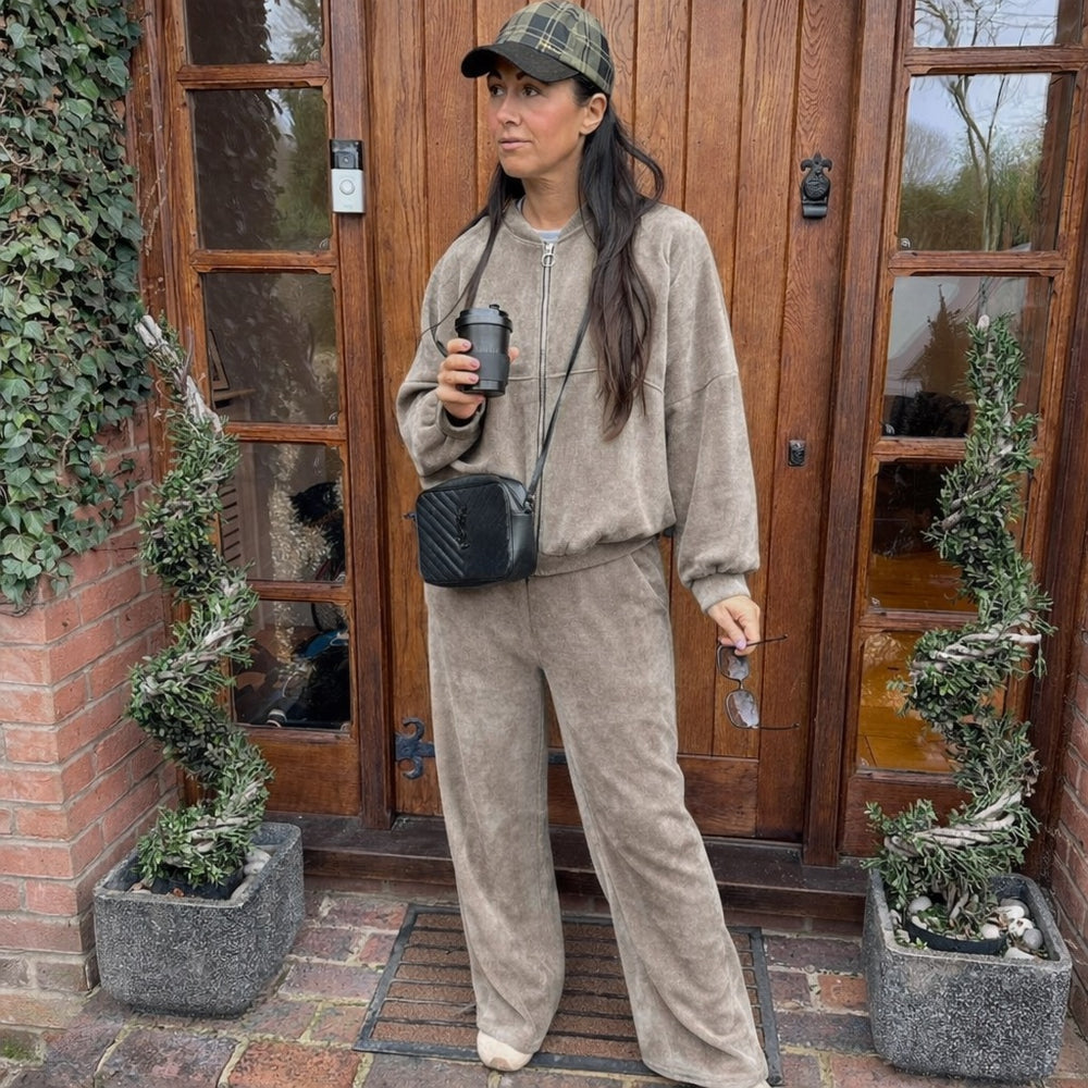 Tia Velour Co Ord - Blush Boutique Essex