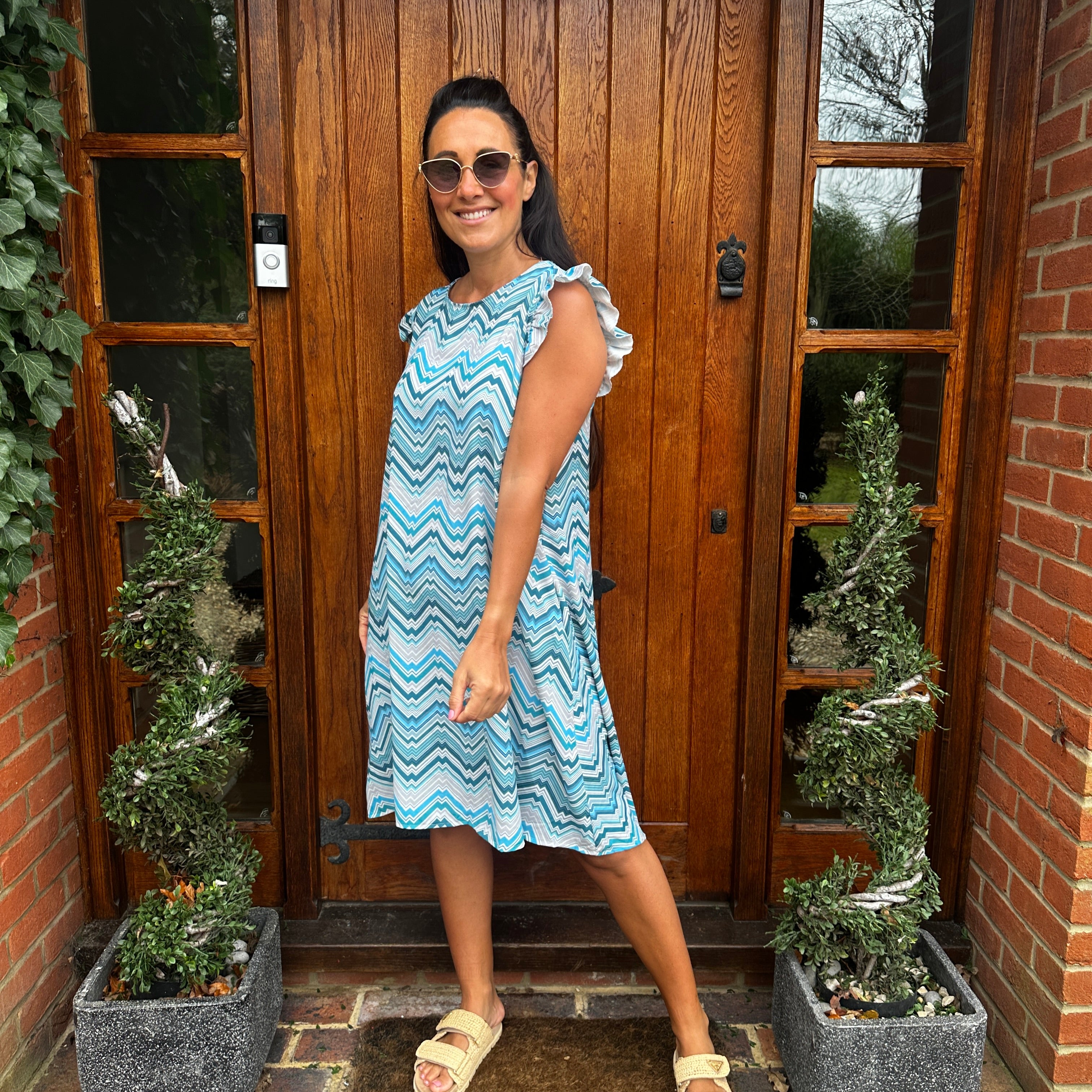 Mimi Button Dress - Blush Boutique Essex
