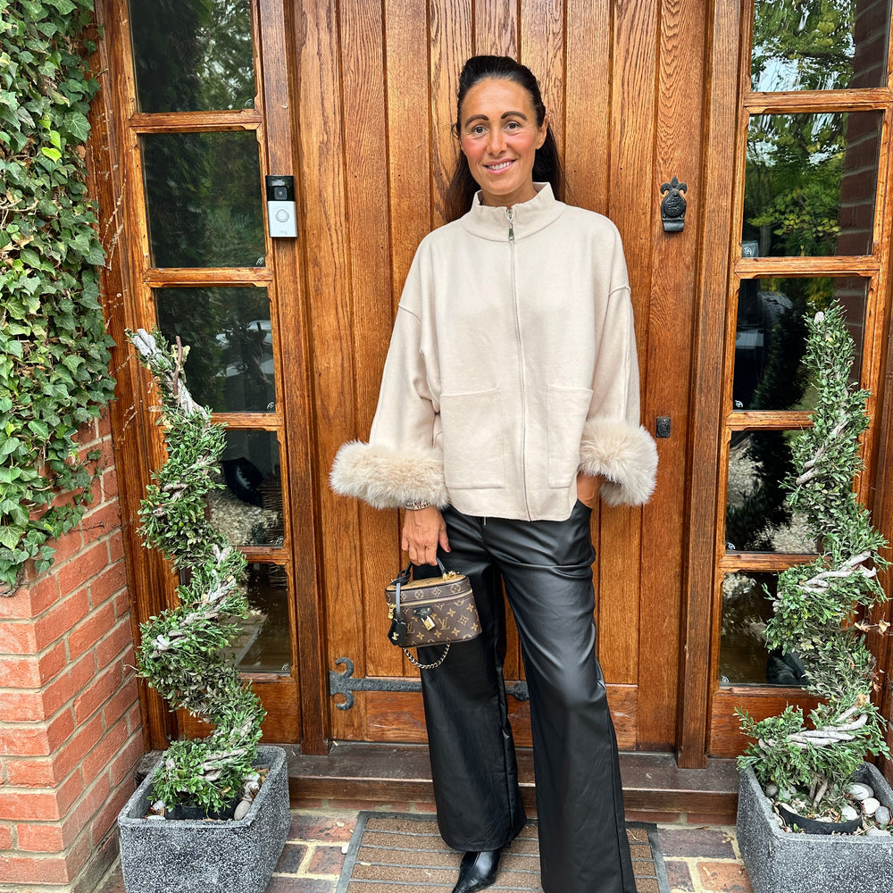 Mylo Faux Leather Trouser