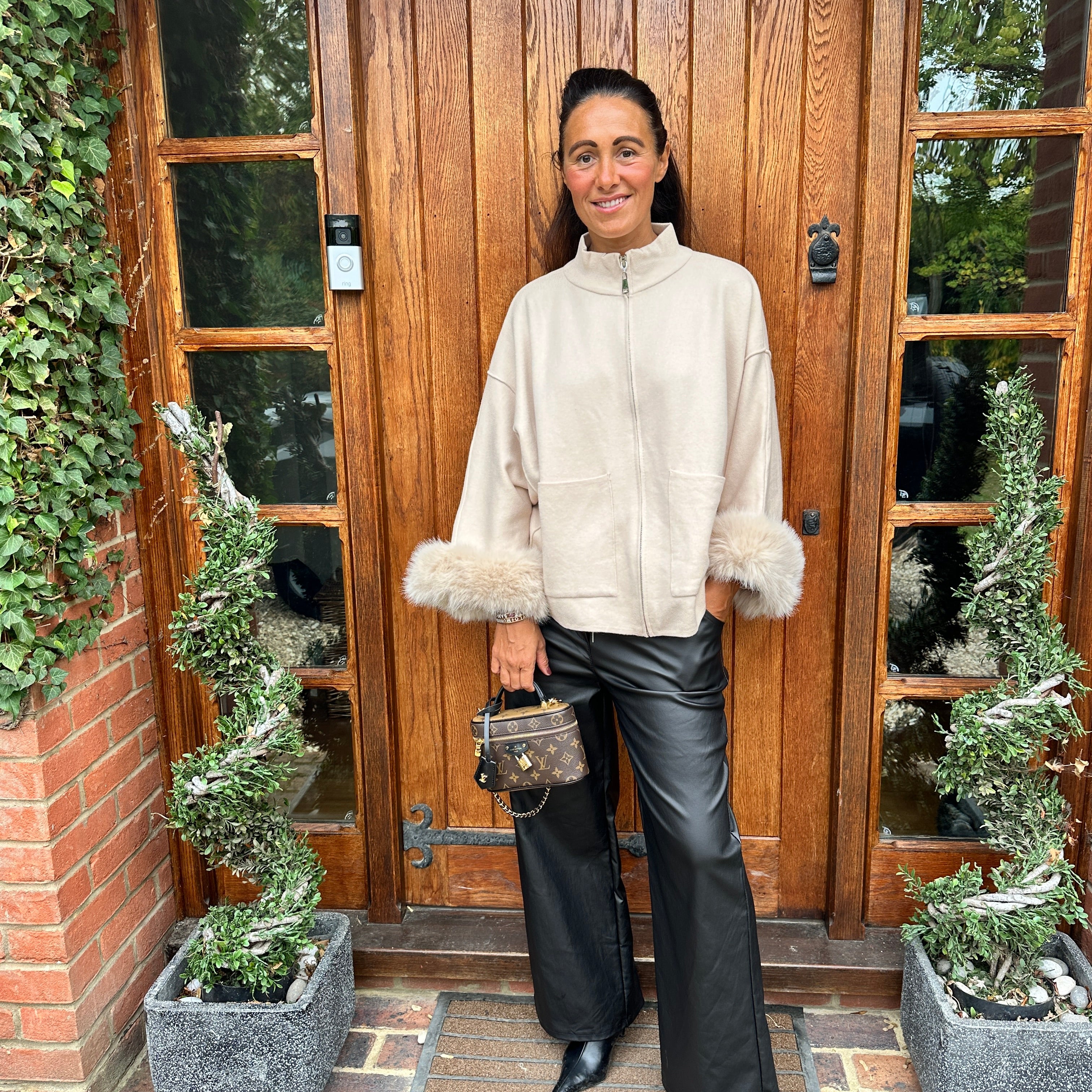 Mylo Faux Leather Trouser