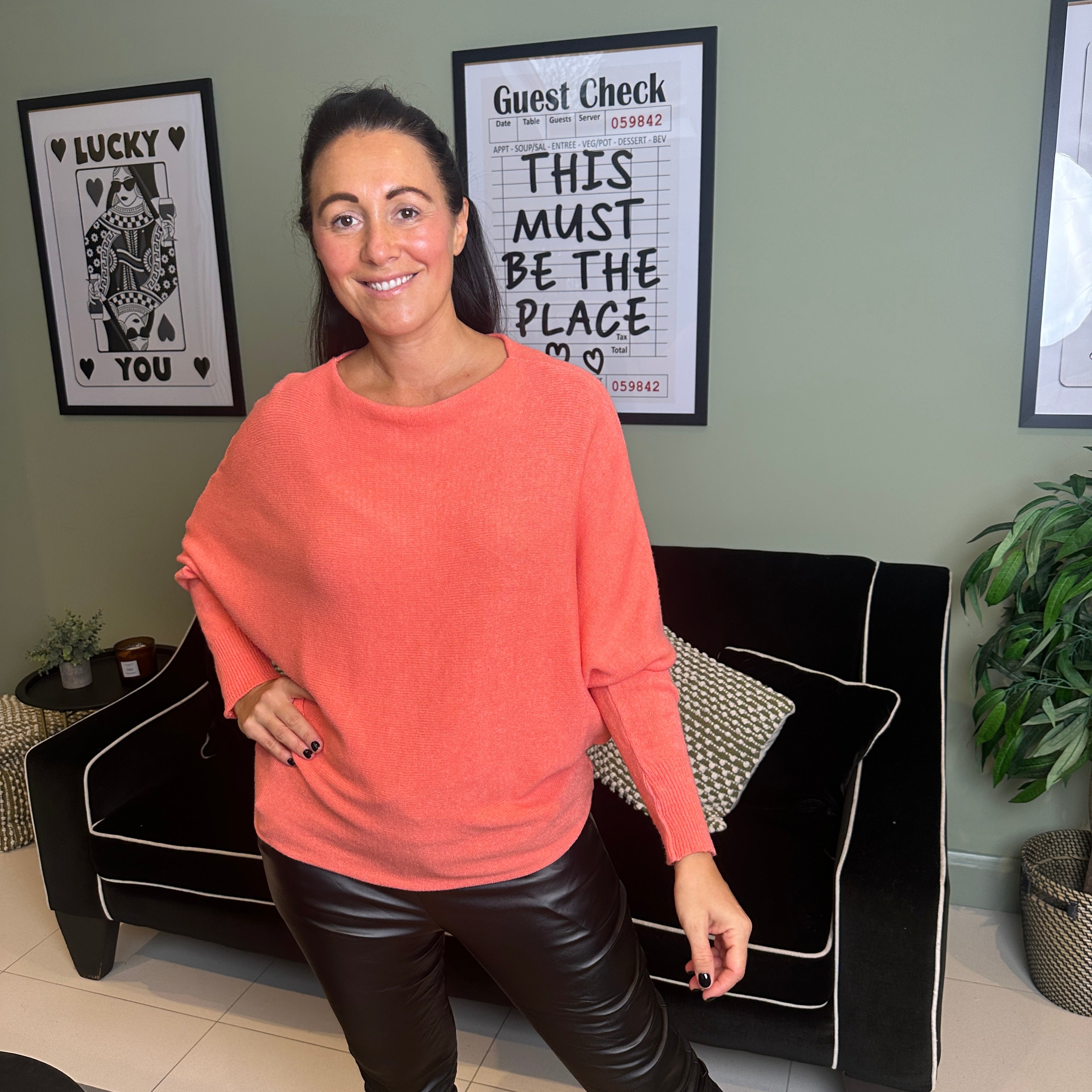 Bree Soft Knit Jumper - Blush Boutique Essex