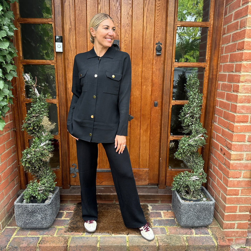 Juliette Button Co Ord - Blush Boutique Essex