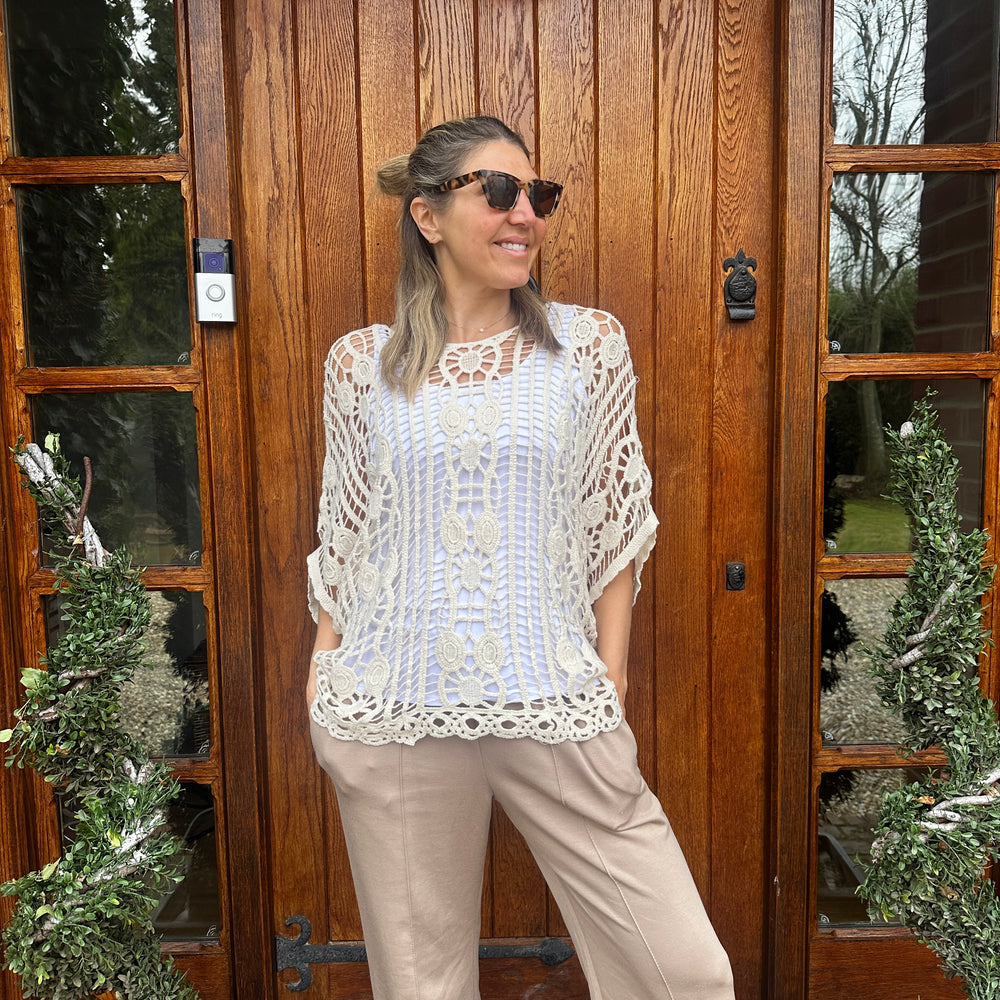 Claire Crochet Top