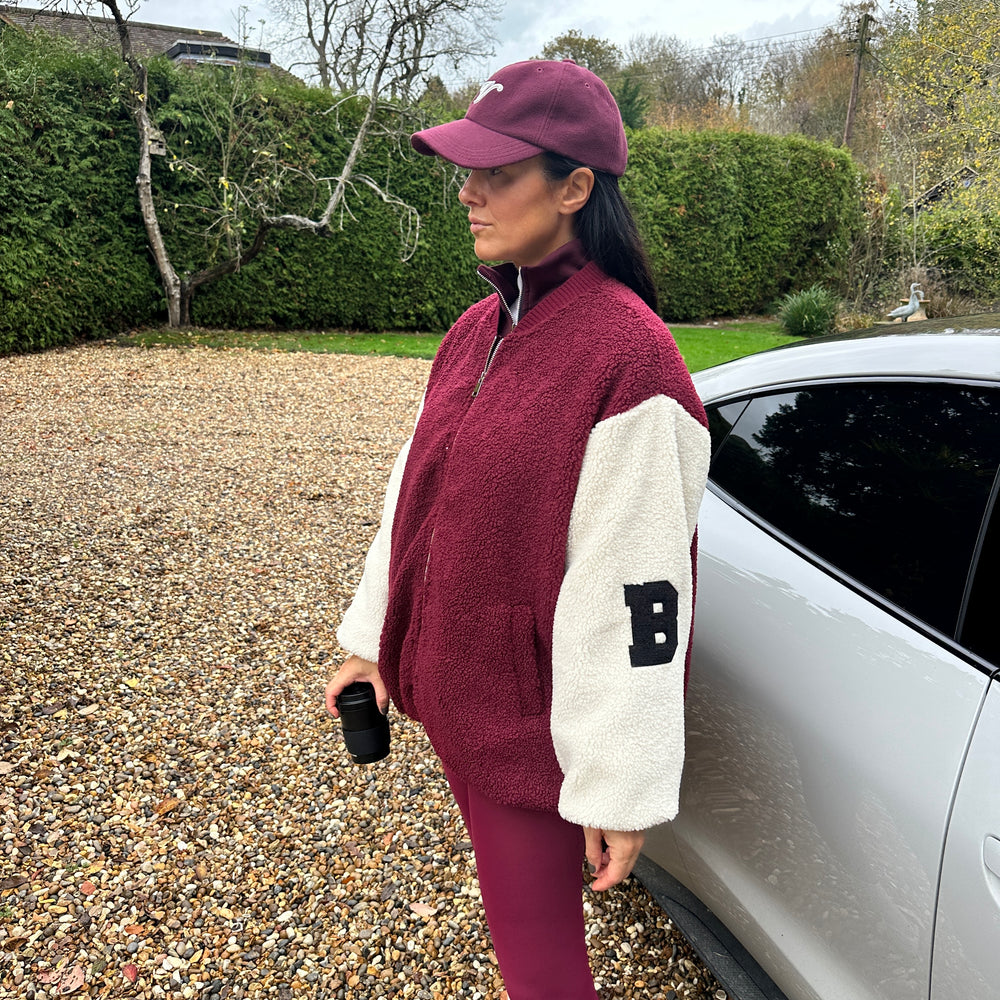 Bailey Boucle Bomber - Blush Boutique Essex