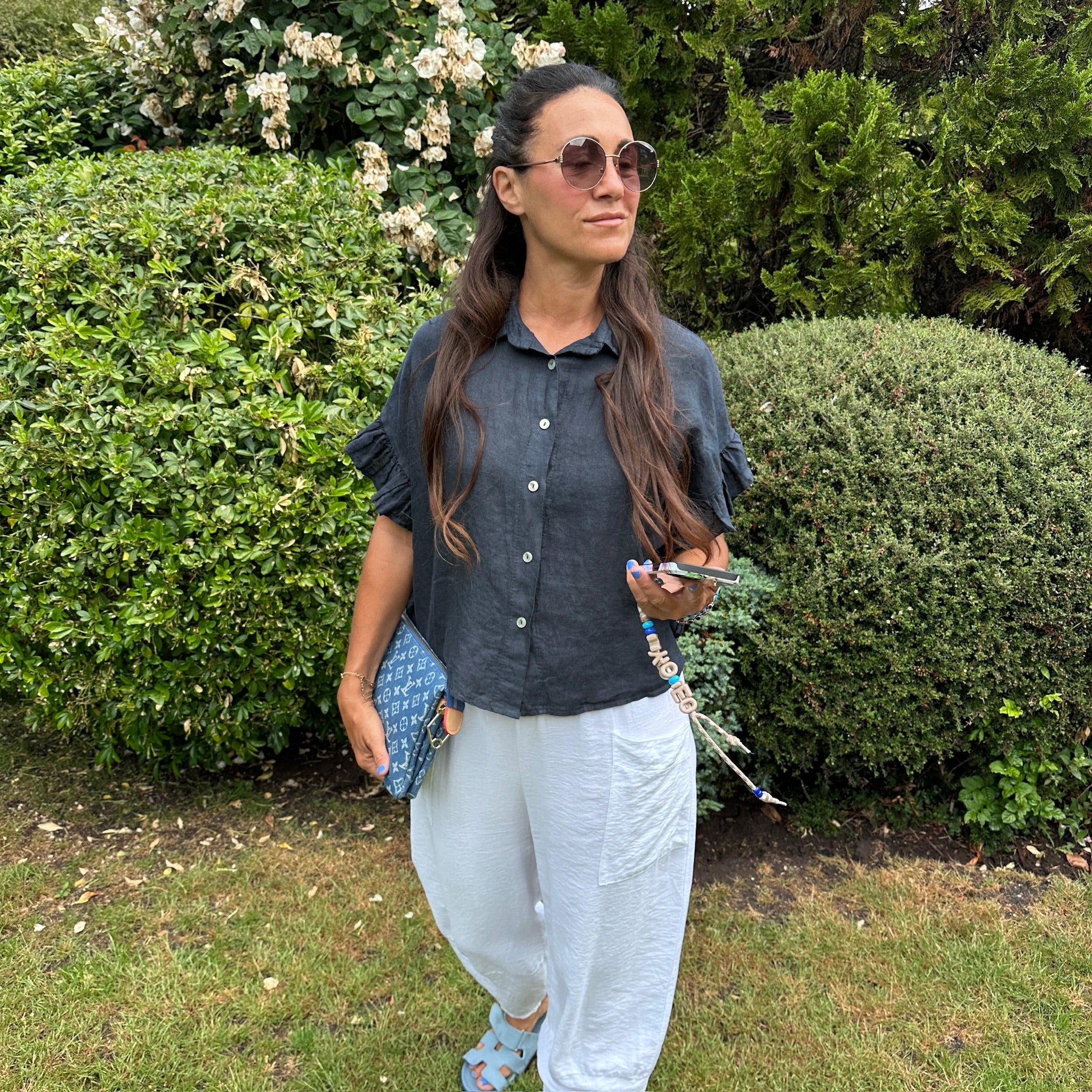 Kayla linen shirt