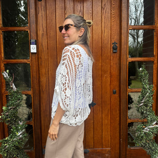 Claire Crochet Top