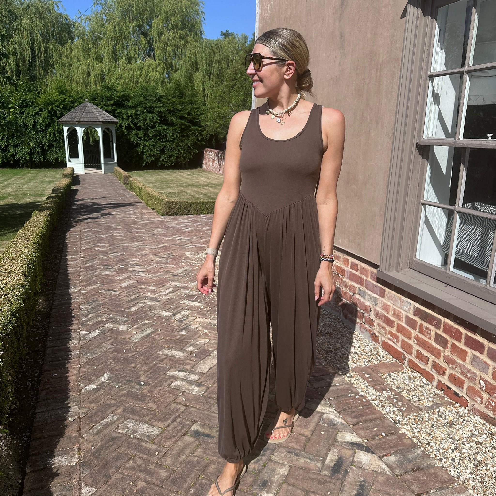 Retreat Jumpsuit - Blush Boutique Essex