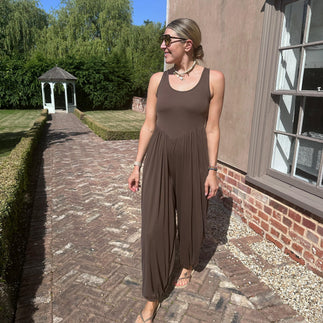 Retreat Jumpsuit - Blush Boutique Essex