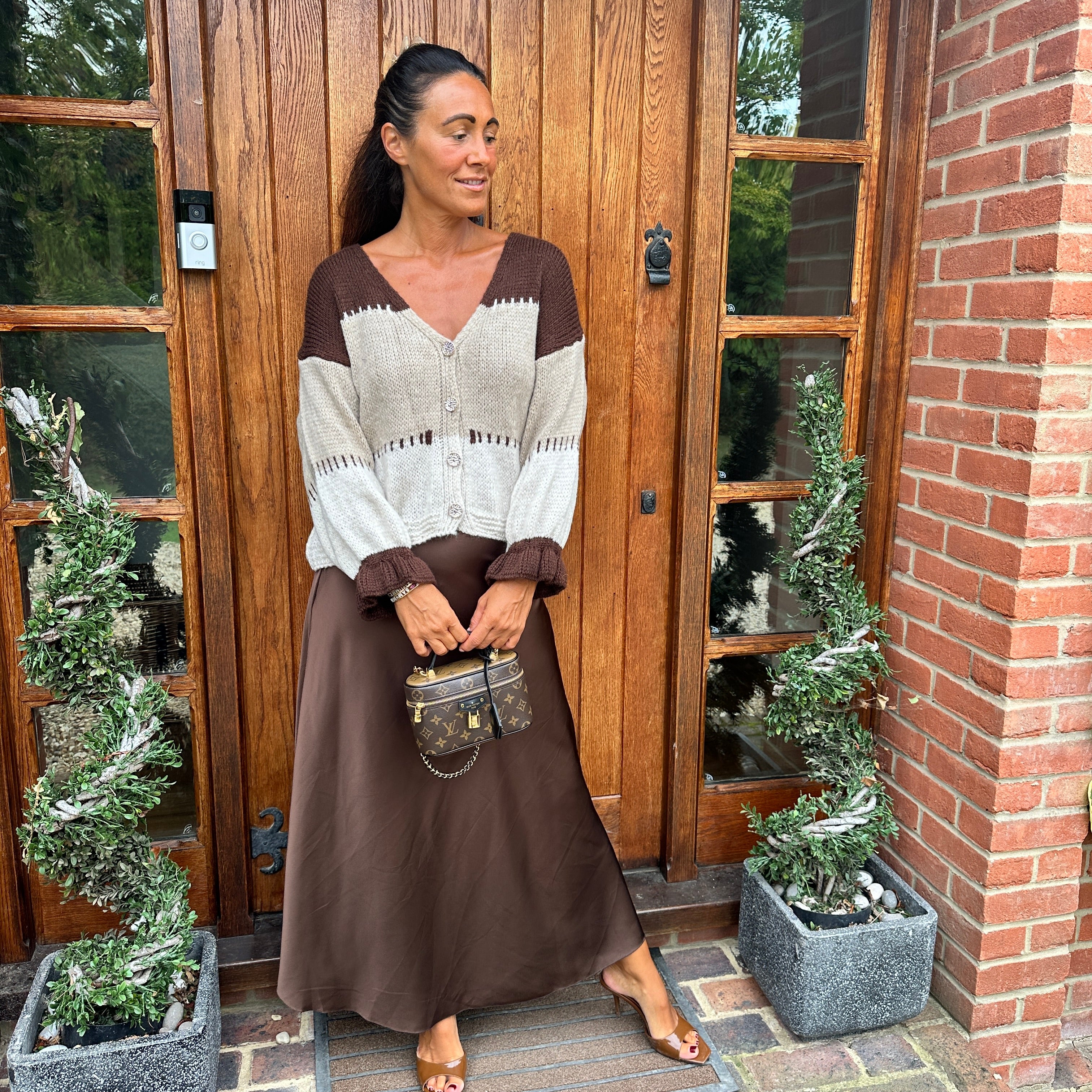 Benji Satin Skirt - Blush Boutique Essex