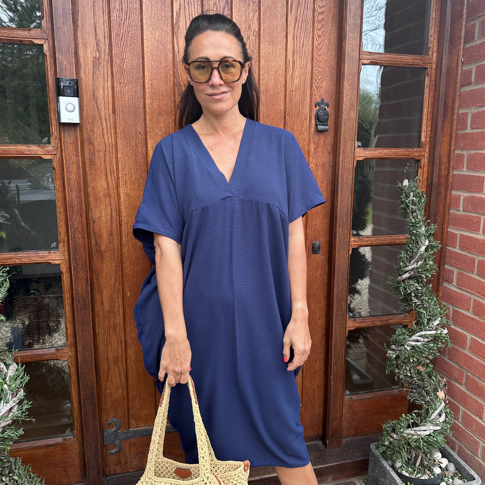 Faith V Neck Dress - Blush Boutique Essex