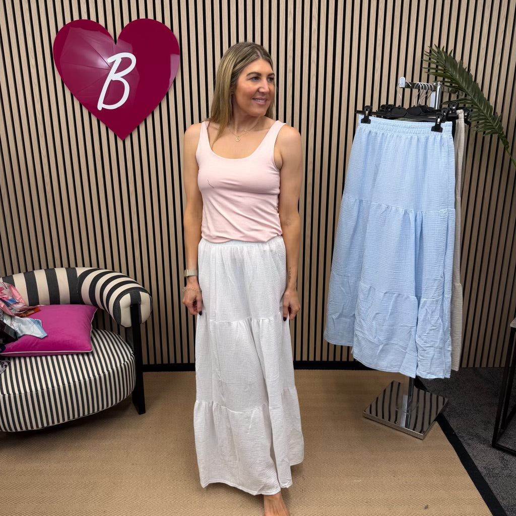 Francis Tiered skirt - Blush Boutique Essex