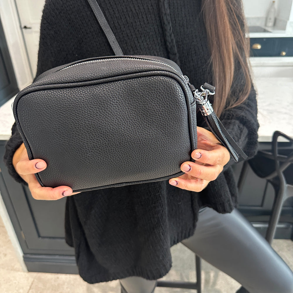 Cross Body Tassel Bag - Blush Boutique Essex